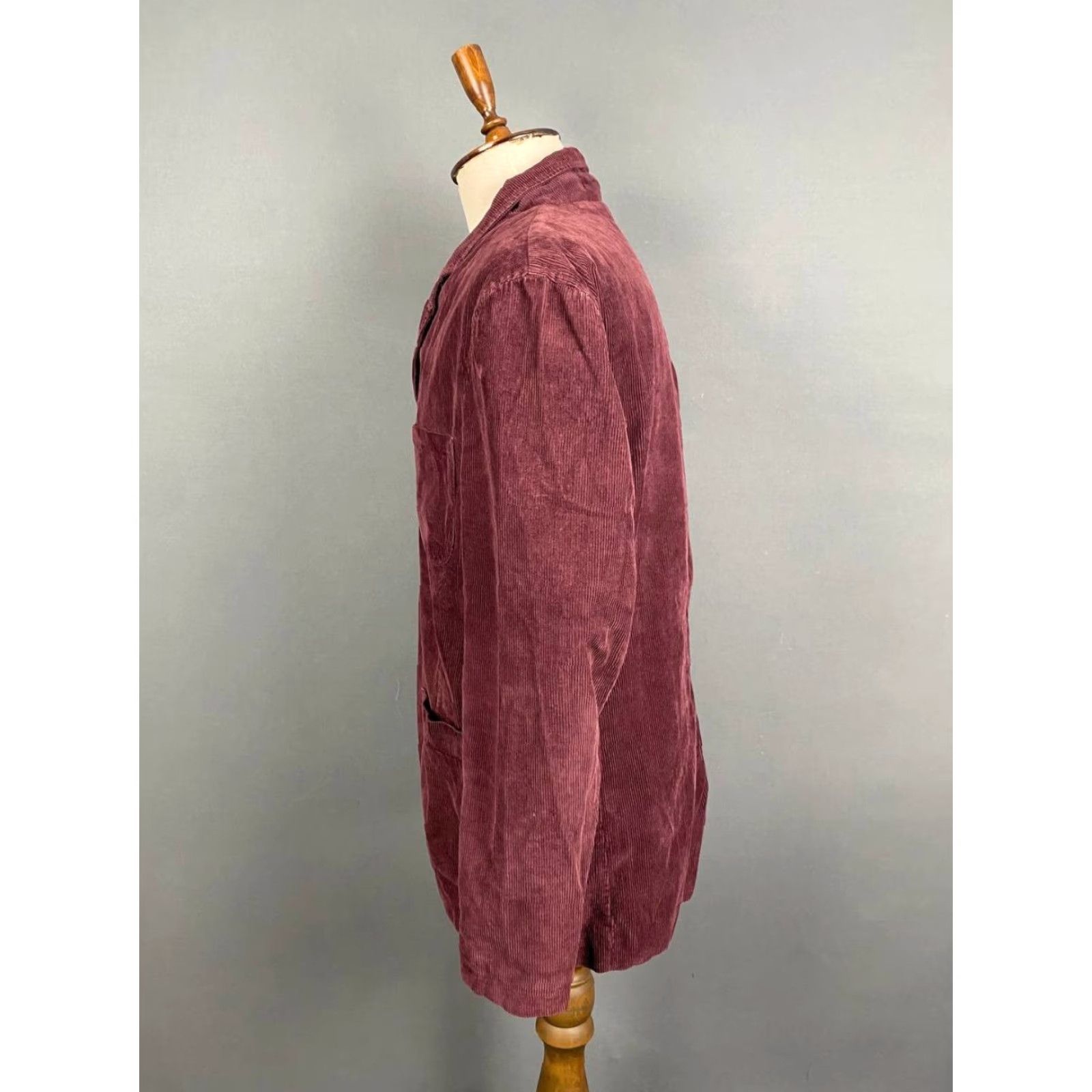 Universal Works Universal Works Blazer Coat Burgundy Corduroy Long Sleeve Jacket Mens Regular Sized Blazer Size US M / EU 48-50 / 2 - 4 Thumbnail