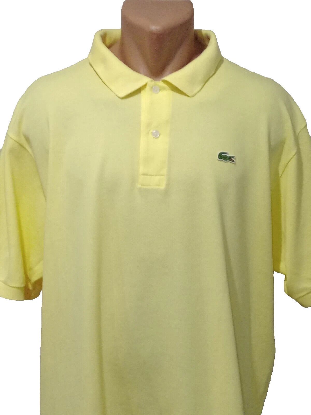 Lacoste Lacoste Yellow Classic Pique Polo 8 3XL Size US XXL / EU 58 / 5 - 4 Thumbnail
