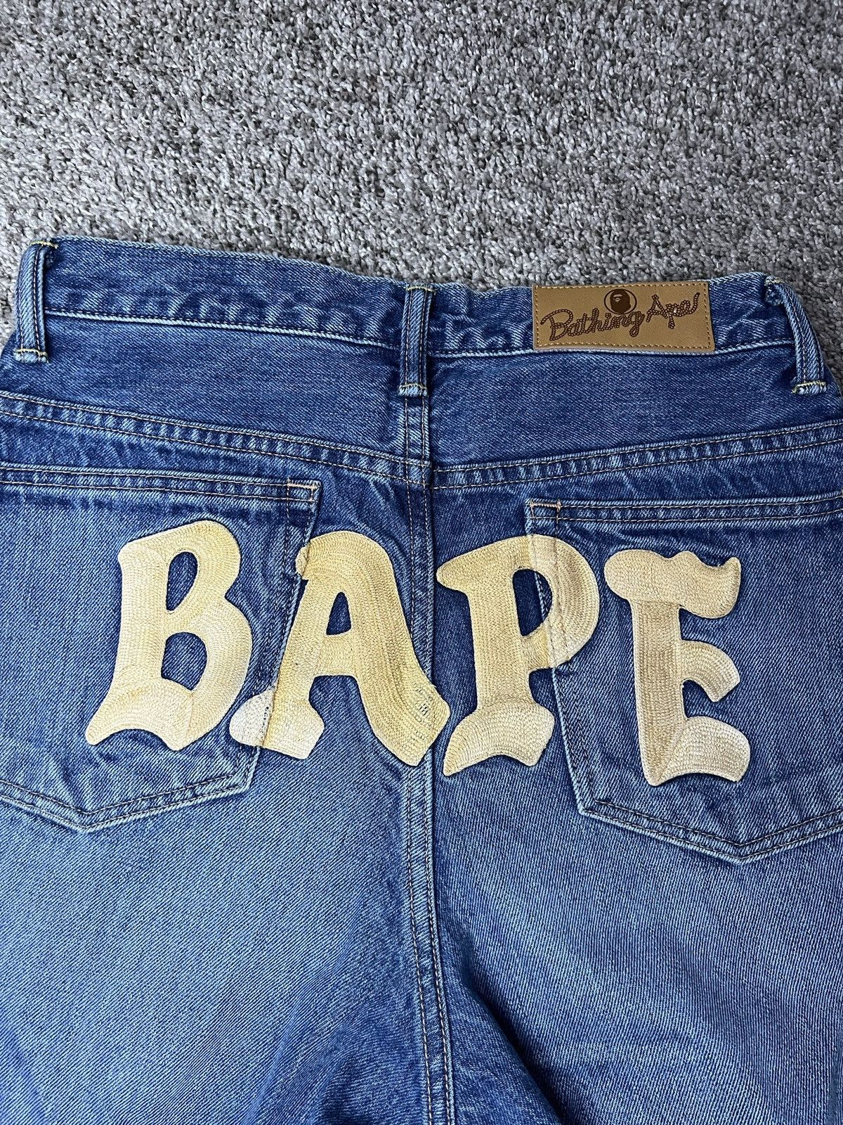 image of Bape Denim in Indigo, Men's (Size 28)