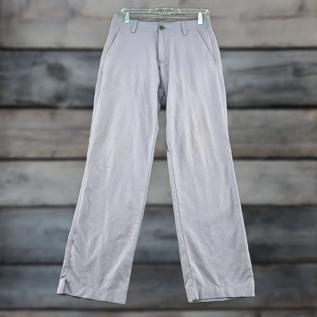 Under Armour Under Armour Pants Mens 30x30 Grey Chino Straight Regular Polyester Golf Solid Size US 30 / EU 46 - 1 Thumbnail