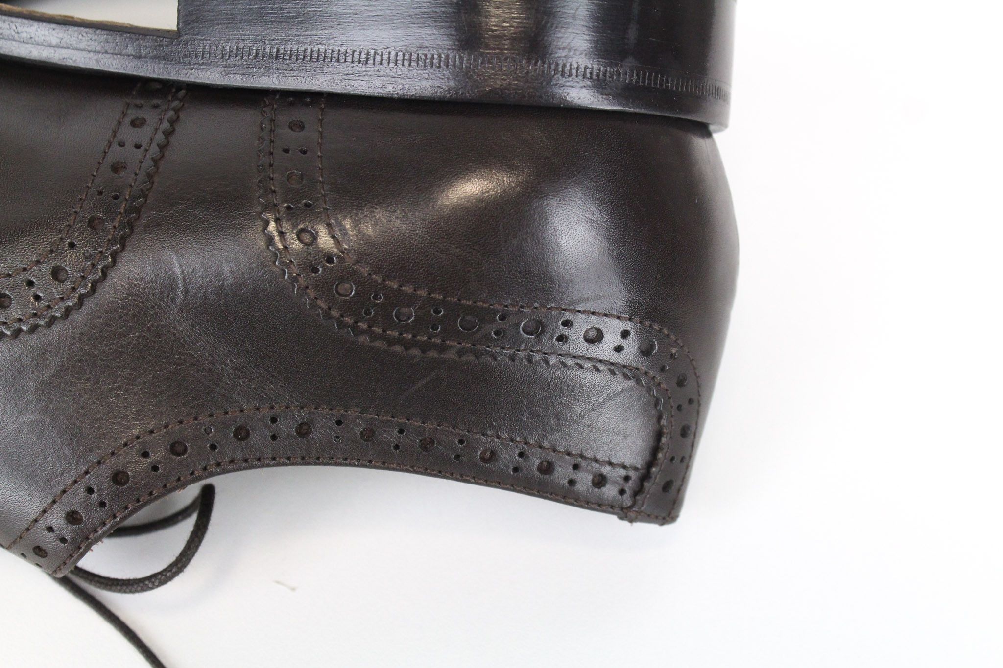 Suitsupply EU43.5 Dark Brown Leather Laced Low-Top 72108 Size US 10.5 / EU 43-44 - 10 Thumbnail