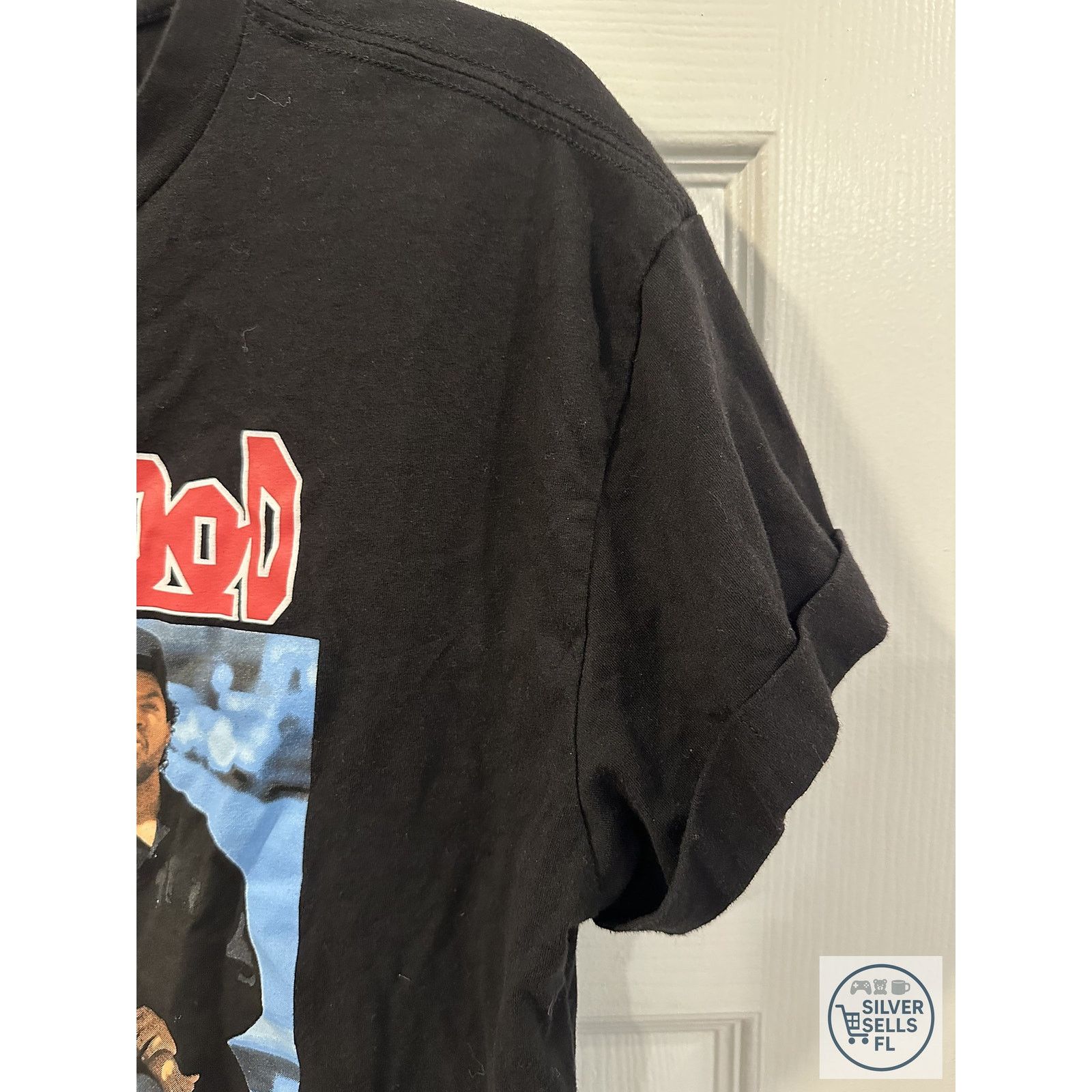 Other Fifth Sun “Boyz N The Hood” Black Cropped Tee – Women’s L Size L / US 10 / IT 46 - 7 Thumbnail