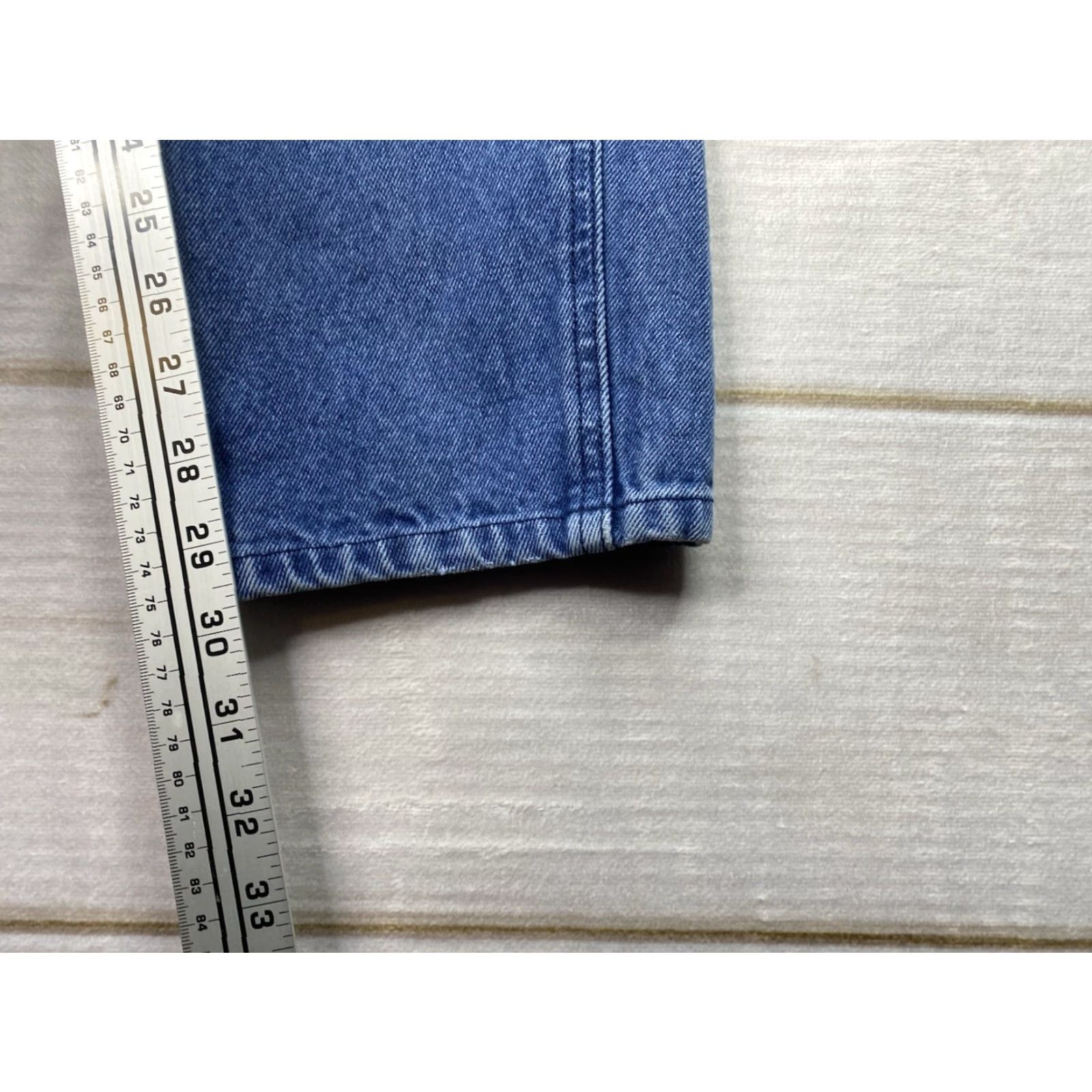 Vintage VINTAGE Rio by Stephen Mardon Jeans Women Juniors 11 Long Blue 5-Pocket High Rise Button Fly Cowboy 80s 90s Mens Womens Girls Size 32" / US 10 / IT 46 - 6 Thumbnail