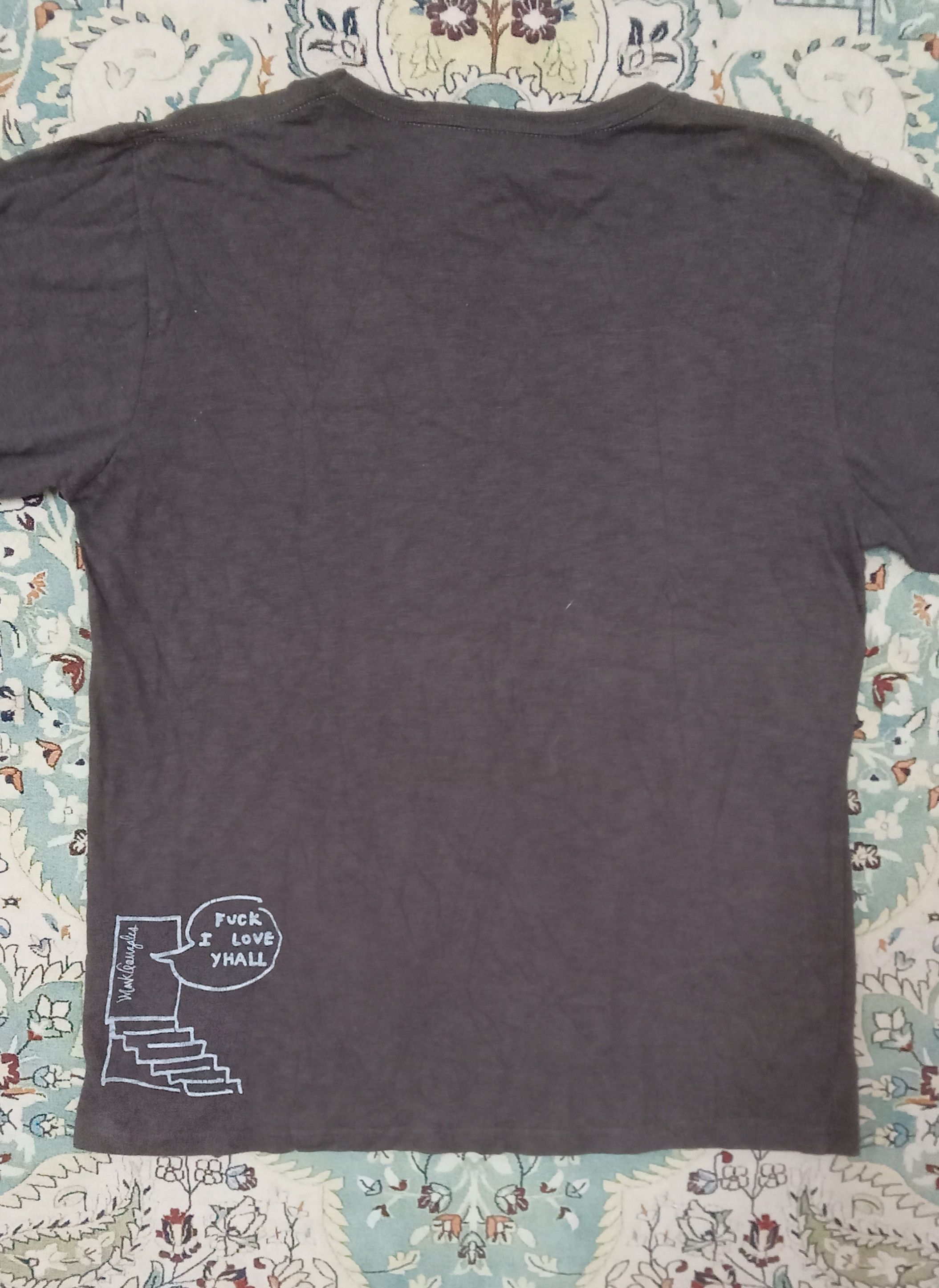 Other Mark Gonzales 3/4 Quarter Sleeve T Shirt Size US M / EU 48-50 / 2 - 2 Thumbnail