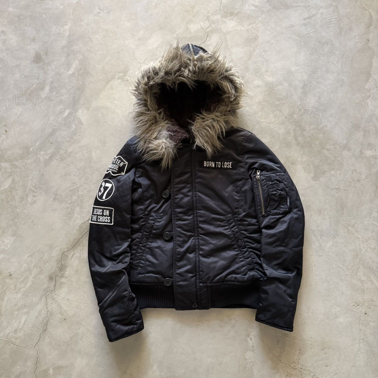 Hysteric Glamour Hysteric Glamour N2B Fur Bomber Jacket | Grailed