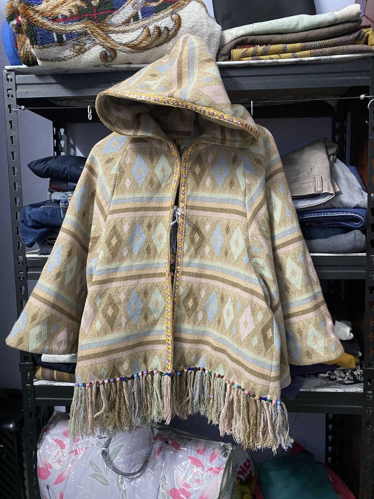Japanese Brand Ponchos Navajo Neo Nadesico Size S / US 4 / IT 40 - 1 Thumbnail