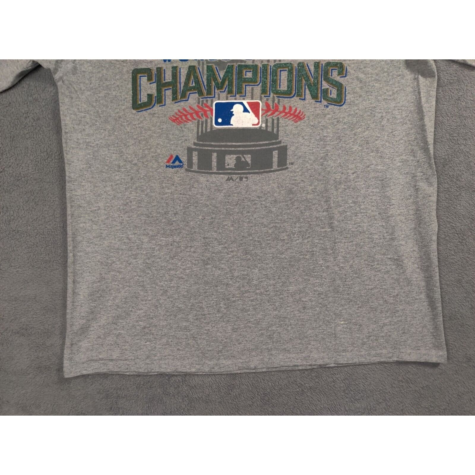 MLB Chicago Cubs Shirt Adult Mens 2016 World Series Champions Size US L / EU 52-54 / 3 - 3 Thumbnail