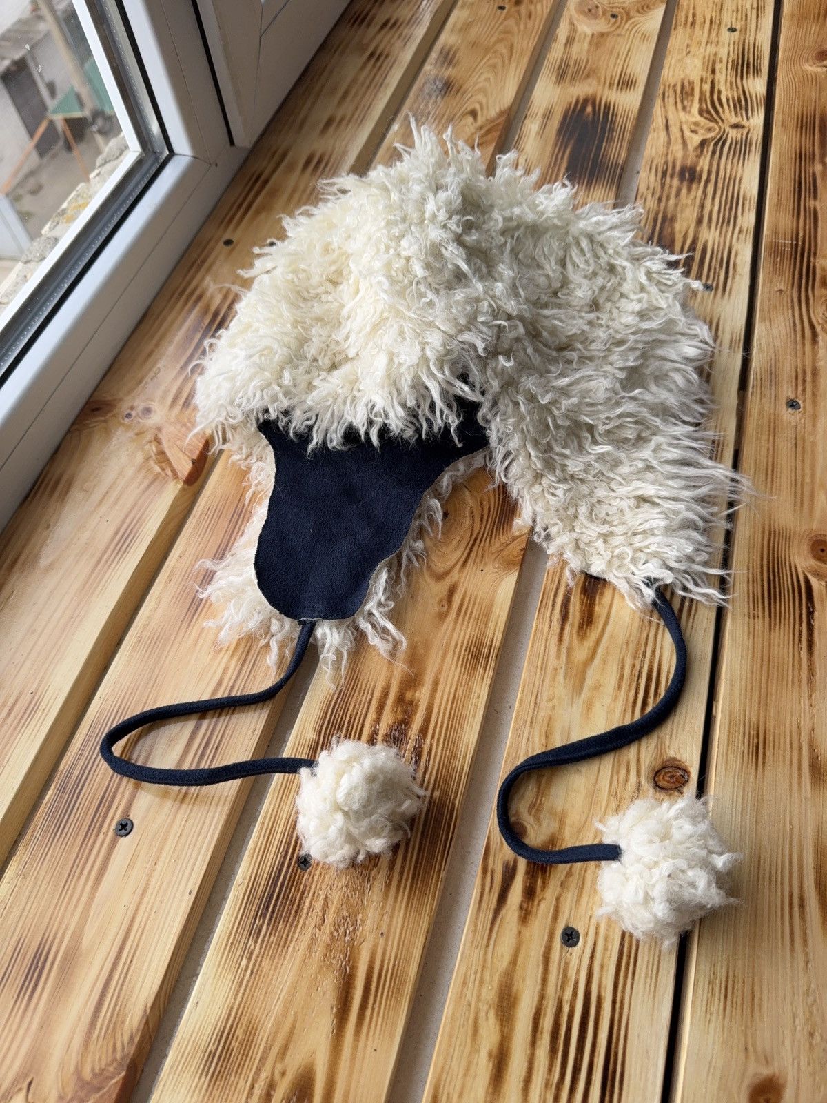 Le Grande Bleu (L.G.B.) Vintage Y2K Fuzzy Fur Ushanka Hat if six was nine LGB Style Size ONE SIZE - 2 Thumbnail
