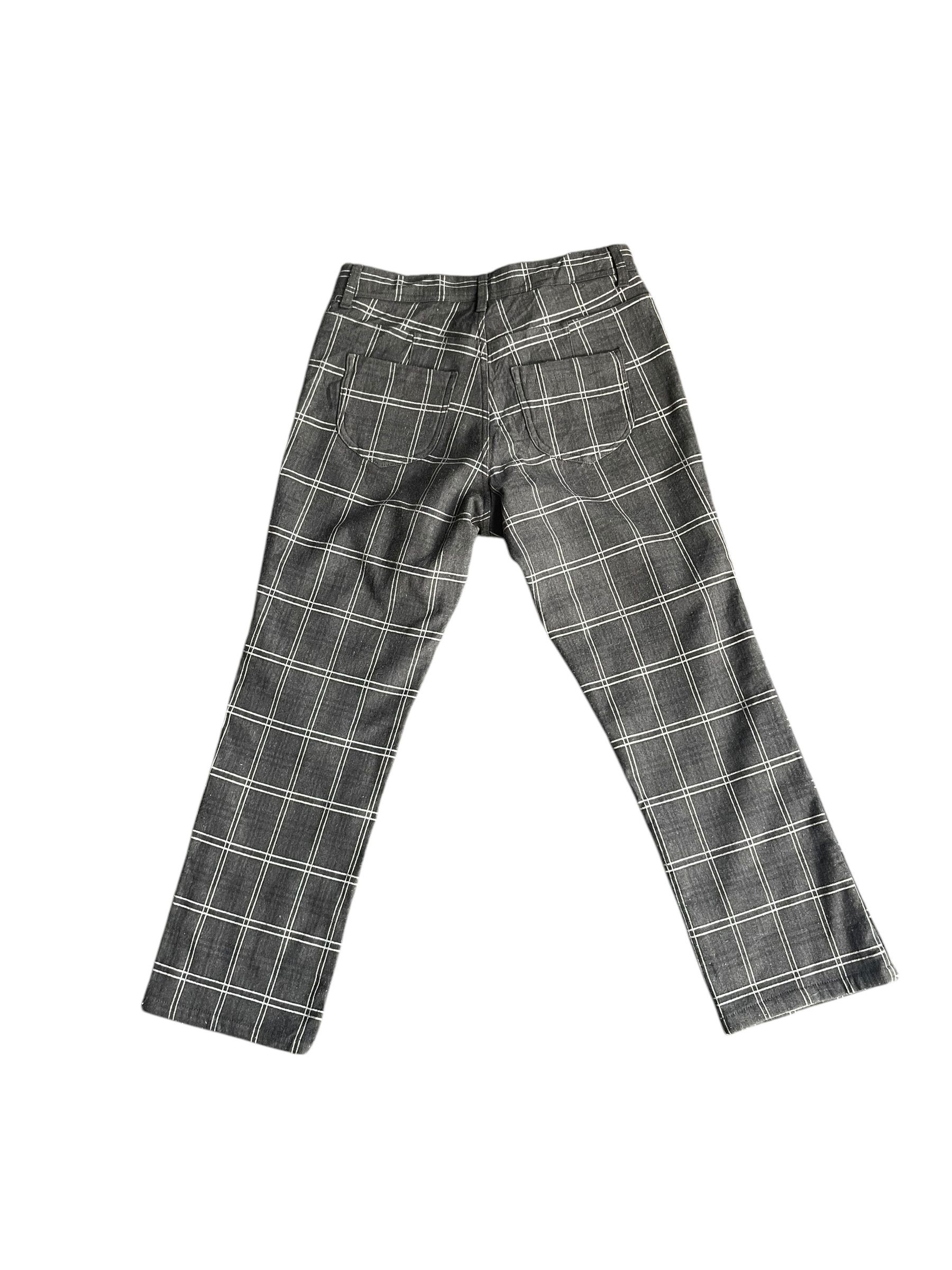 Japanese Brand Shine Peach Checkered 3Quater Pant Size 30" / US 8 / IT 44 - 5 Thumbnail