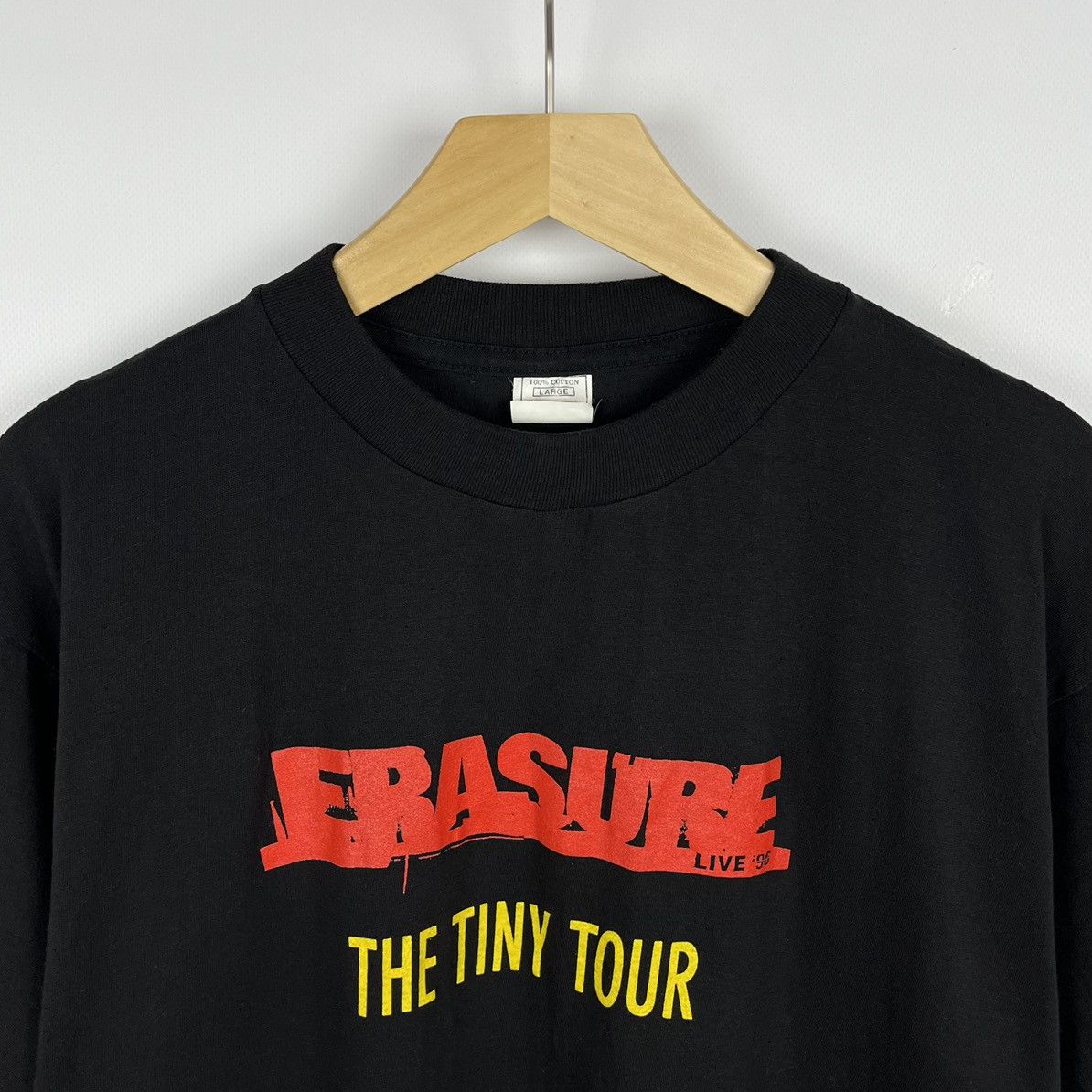 Band Tees Vintage Erasure the tiny tour band tee 1996 Size US L / EU 52-54 / 3 - 6 Thumbnail