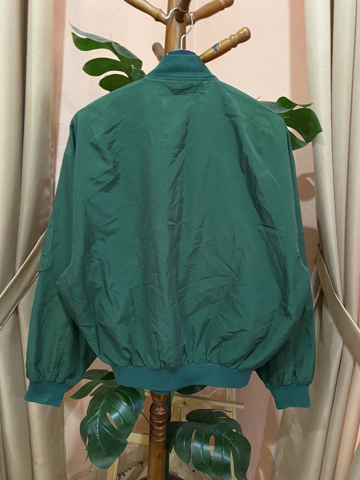 Other Vintage Modern Stream Green Bomber Jacket by Jolgura Company Size US L / EU 52-54 / 3 - 8 Thumbnail