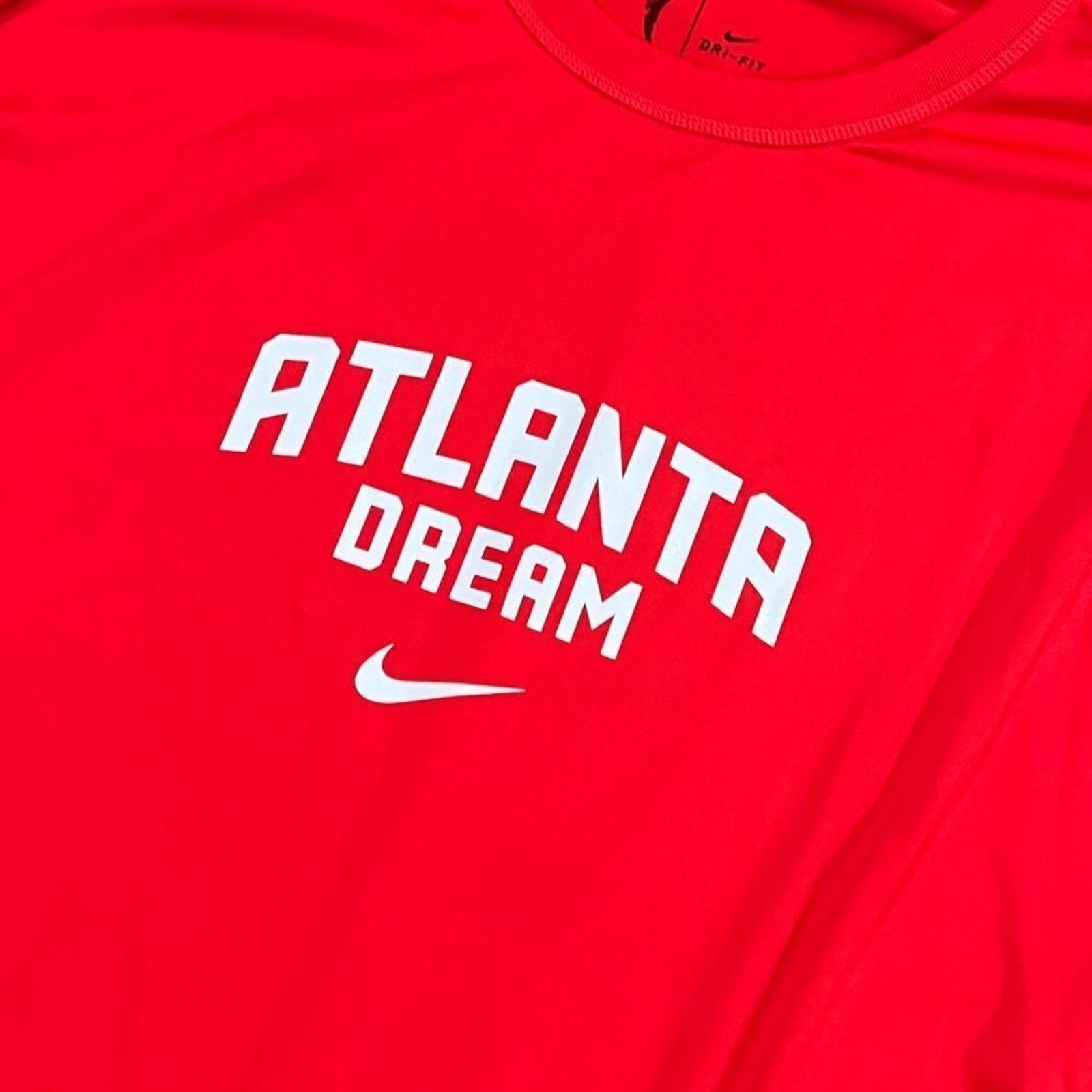 Nike NWT Nike WNBA Womens Dri-Fit Atlanta Dream Tee Red 3XLT Size 3XL / US 20-22 - 3 Thumbnail