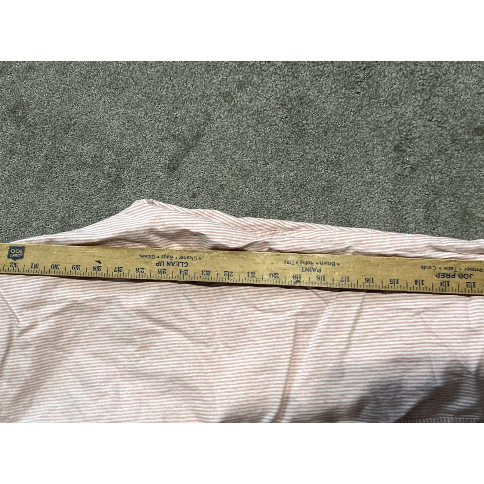 Gap Gap Khakis Skinny Mini Women's Pants Size 12 Pink Striped Fall Casual Stretch Flat Front Cotton Blend Button Pants Womens Size 34" / US 12 / IT 48 - 6 Thumbnail