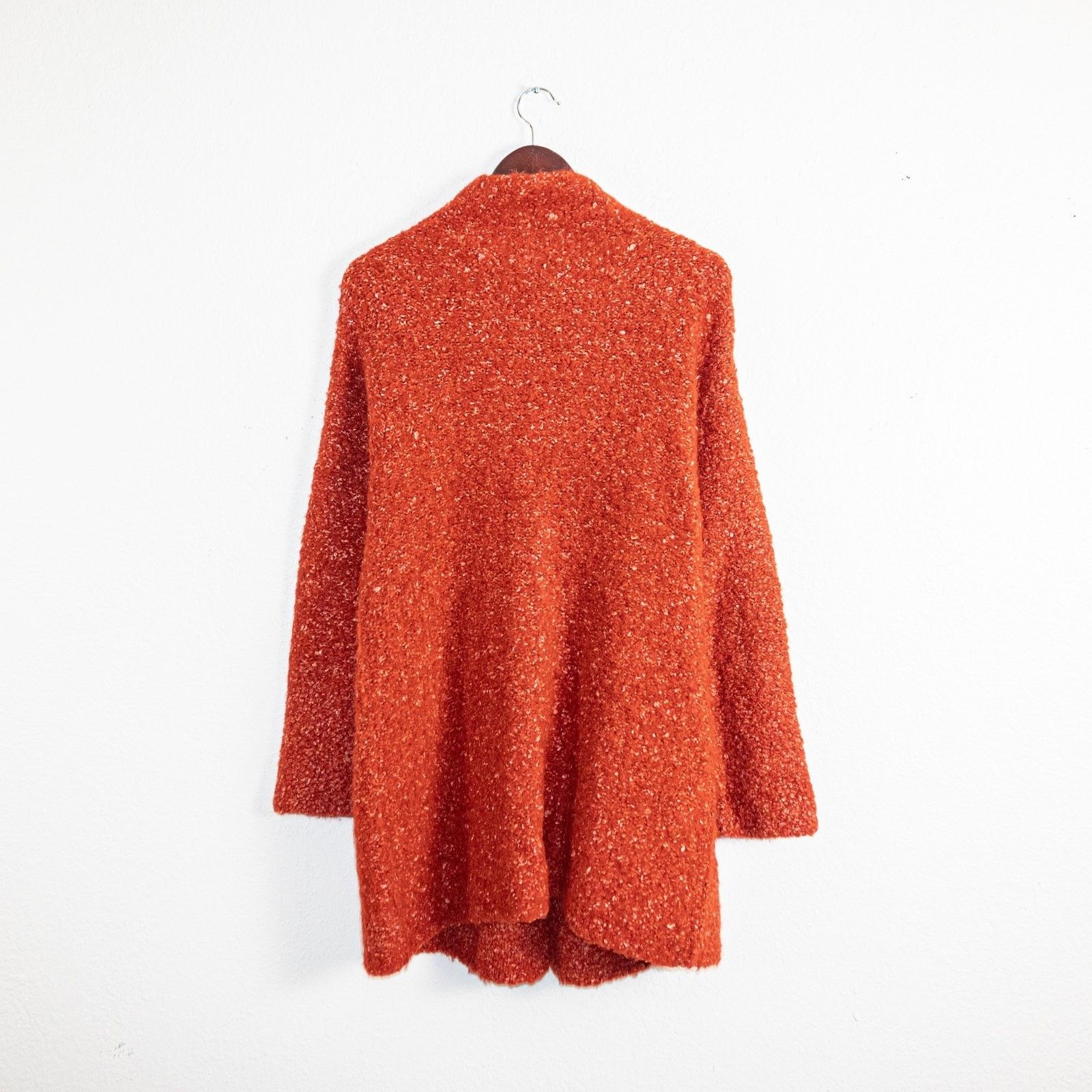 Eileen Fisher EILEEN FISHER Boucle tweed Coat Alpaca Wool Burned Orange M Size M / US 6-8 / IT 42-44 - 7 Thumbnail