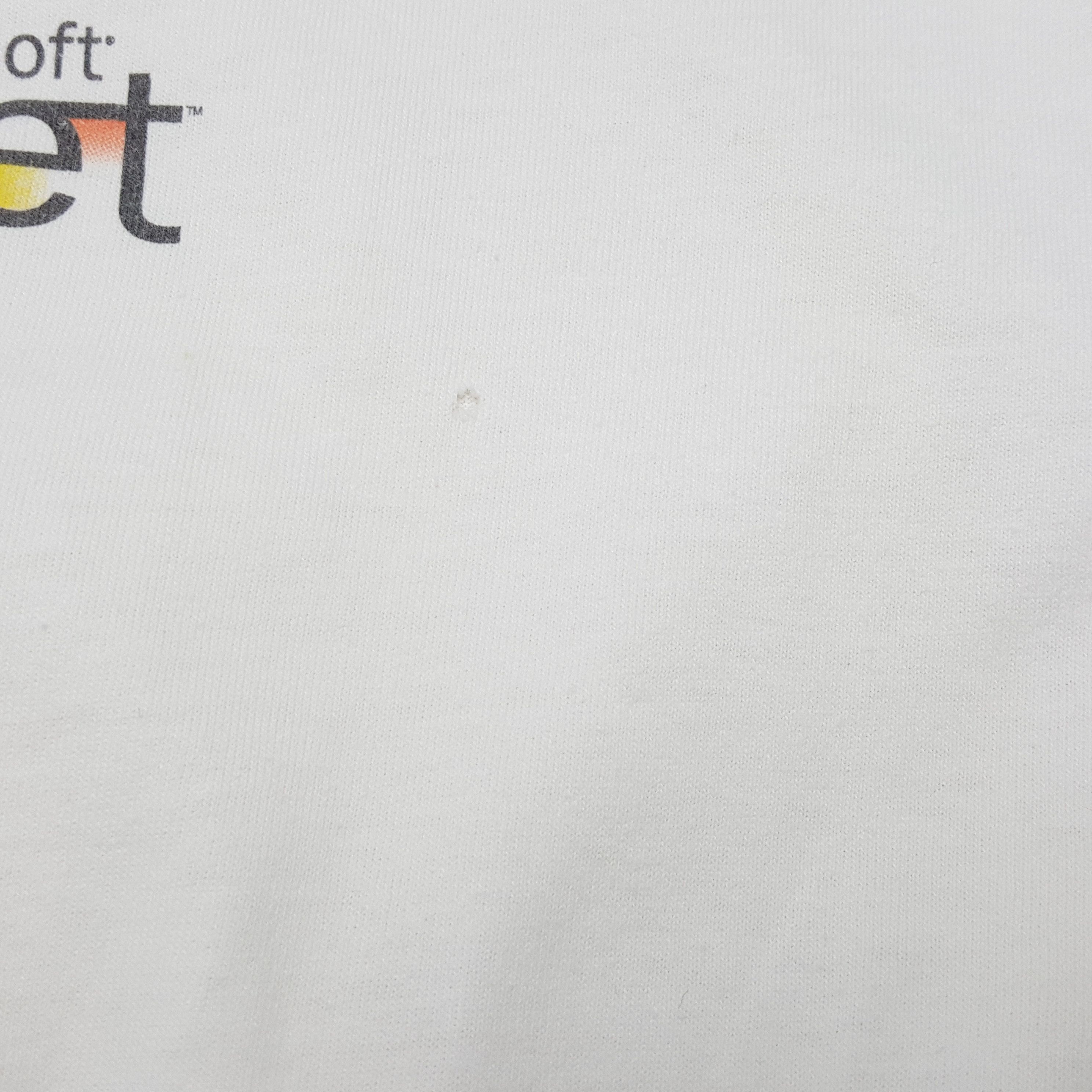 Microsoft × Vintage MICROSOFT NET Streetwear Promo Style Tshirt Size US L / EU 52-54 / 3 - 5 Thumbnail