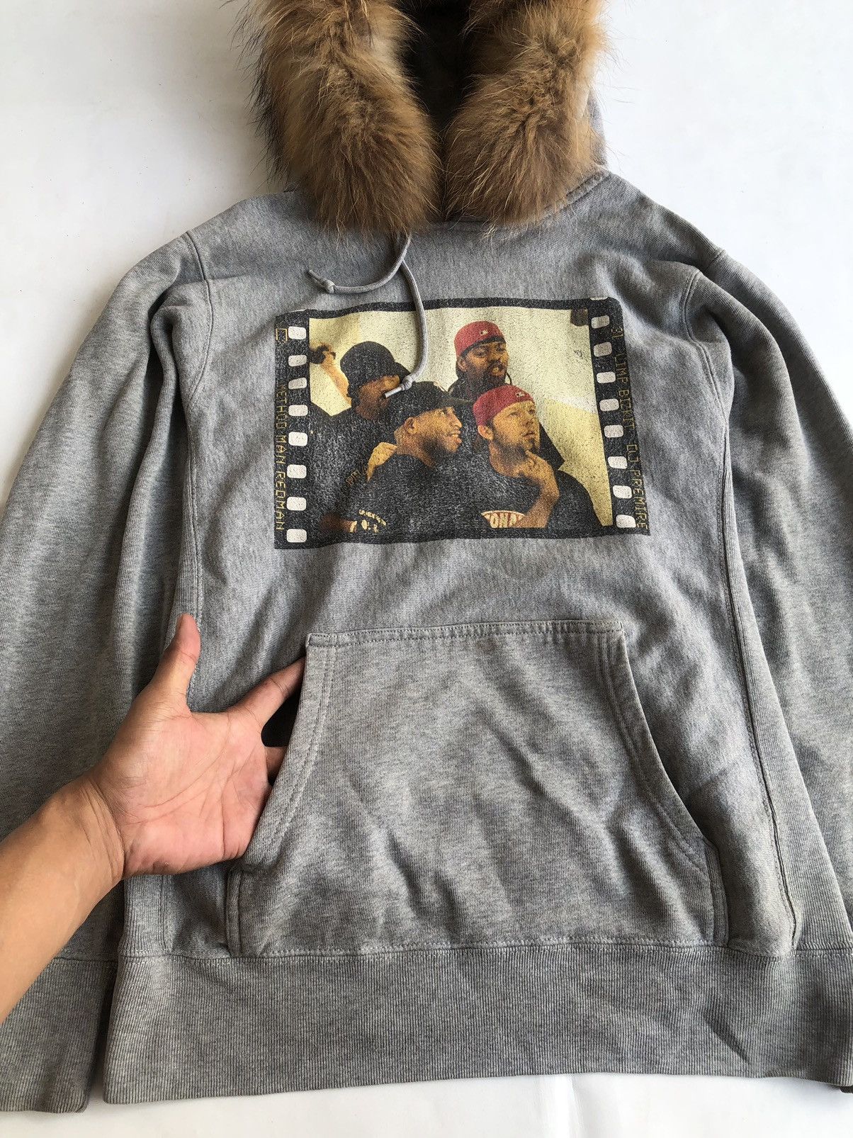 If Six Was Nine × Japanese Brand × Le Grande Bleu (L.G.B.) Japanese Fur Hoodie Fred Dust Limp bizkit Nu Metal Band Size US M / EU 48-50 / 2 - 2 Thumbnail