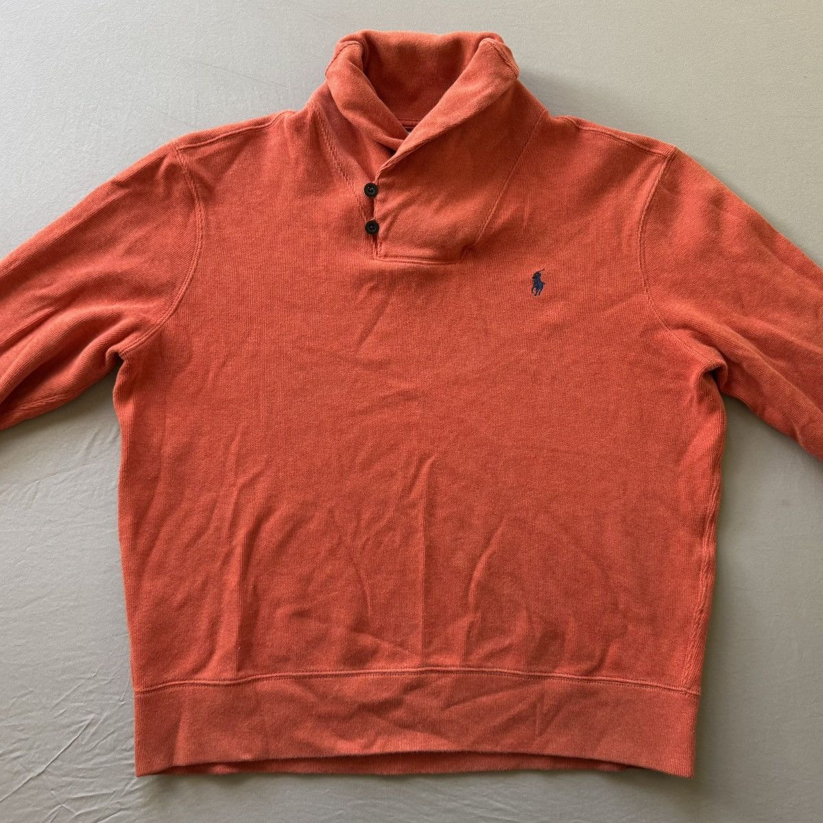 Polo Ralph Lauren Vintage Polo Ralph Lauren Jersey Shawl-Collar Sweater Size US L / EU 52-54 / 3 - 2 Thumbnail