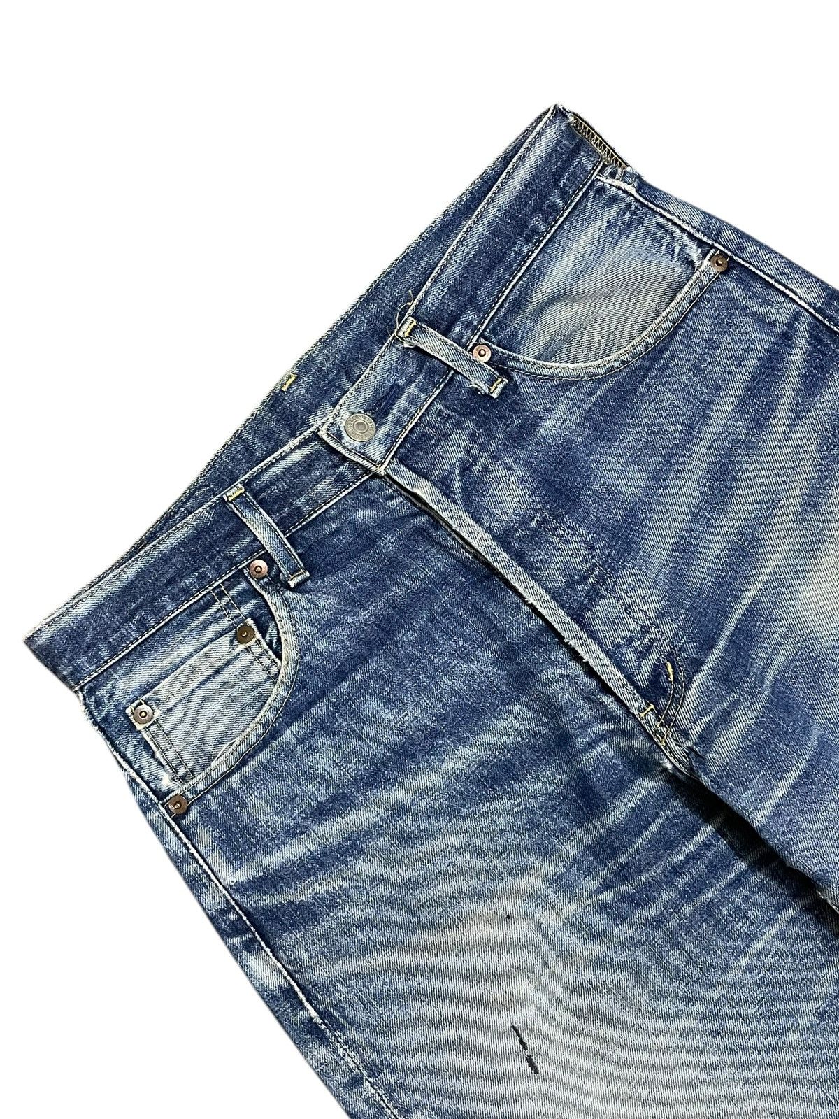 Levi's Vintage 80s Levi’s Big E Salvaged Distressed Cropped Jeans Size US 31 - 9 Thumbnail