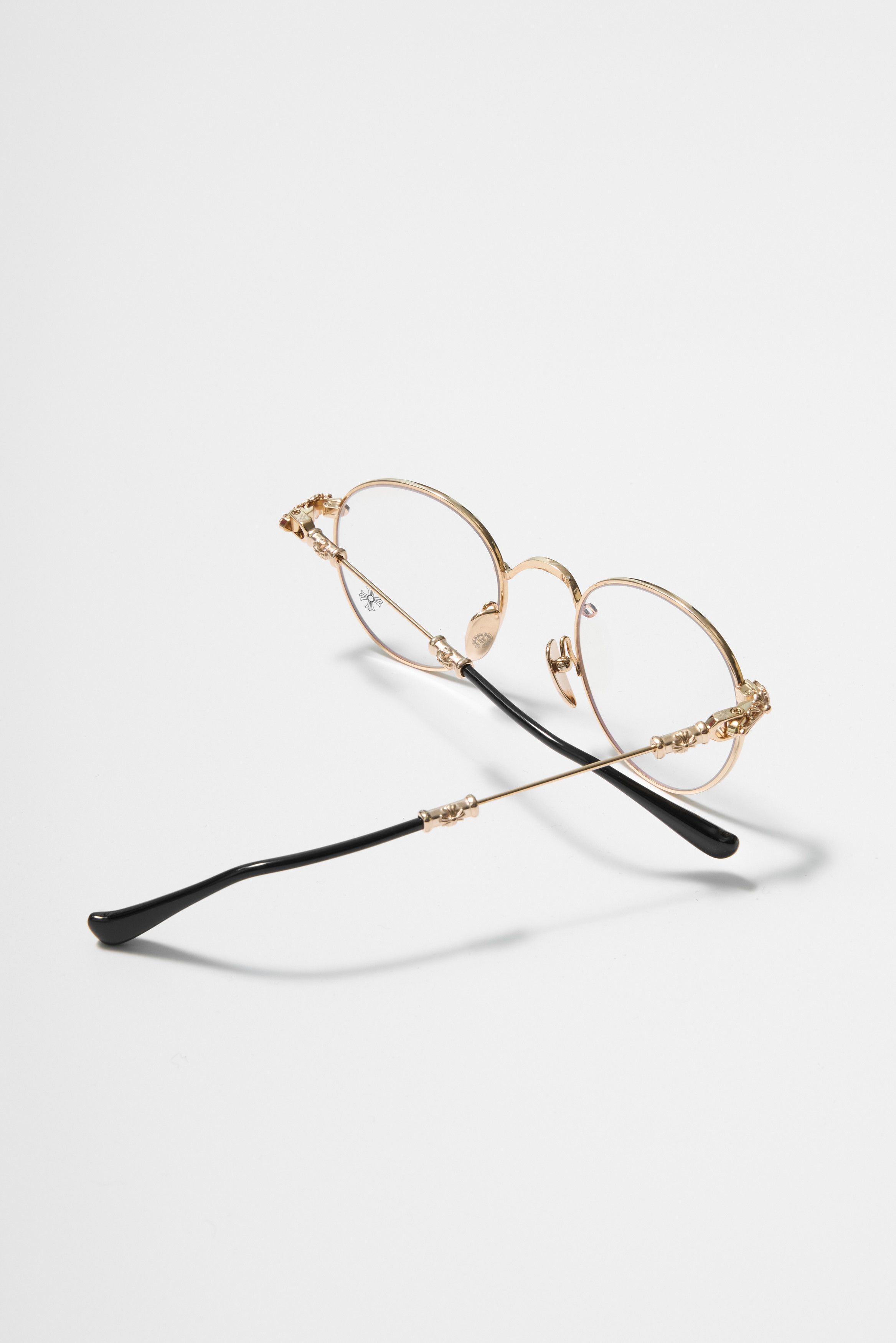 Chrome Hearts CHROME HEARTS BUBBA MATTE BLACK/GOLD PLATED-PLASTIC Size ONE SIZE - 8 Thumbnail