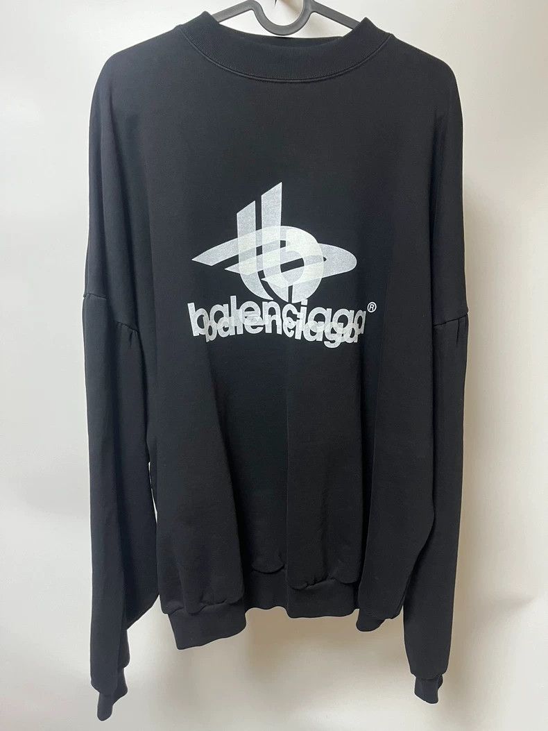 Balenciaga Balenciaga Black Phantom Pullover Long Sleeve Sweater Size US M / EU 48-50 / 2 - 1 Thumbnail