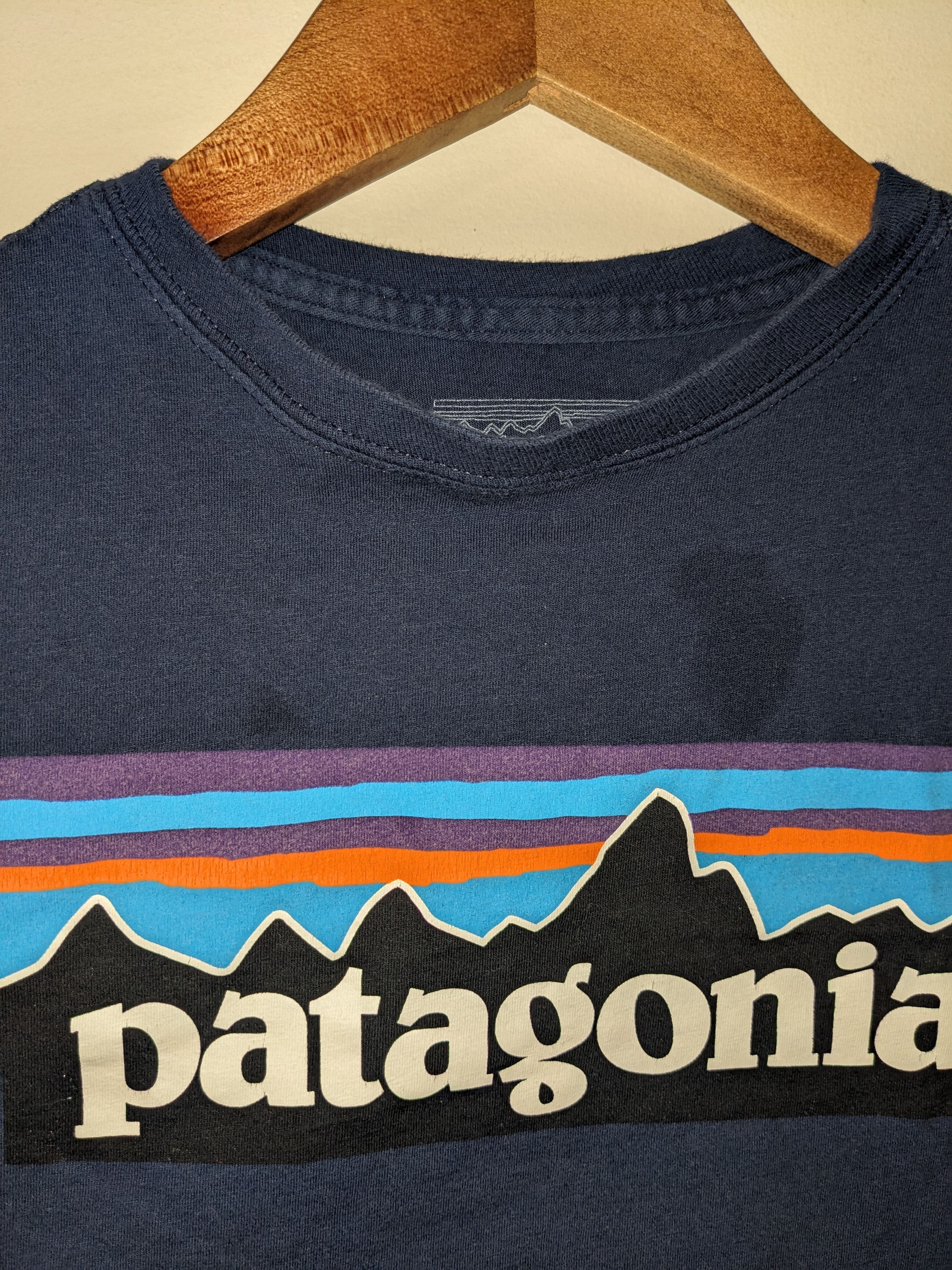 Designer × Patagonia Patagonia Logo Youth Medium Long-Sleeve T-Shirt Size US M / EU 48-50 / 2 - 5 Thumbnail