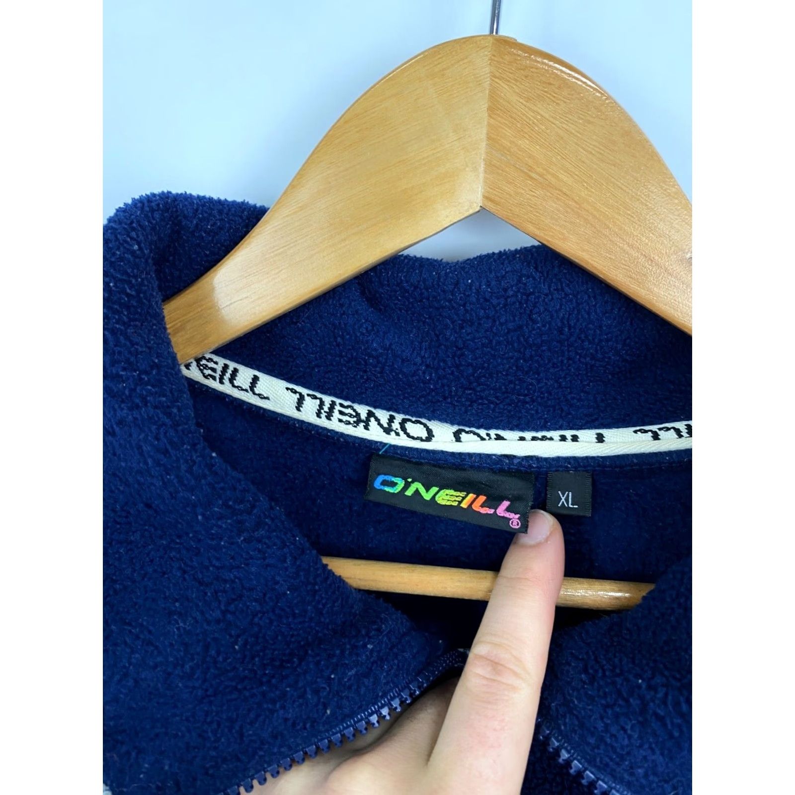 O'Neill VINTAGE O'Neill Fleece 1/4 Zip Men XL Blue 90s 1/4 Zip Fleece Size US XL / EU 56 / 4 - 5 Thumbnail