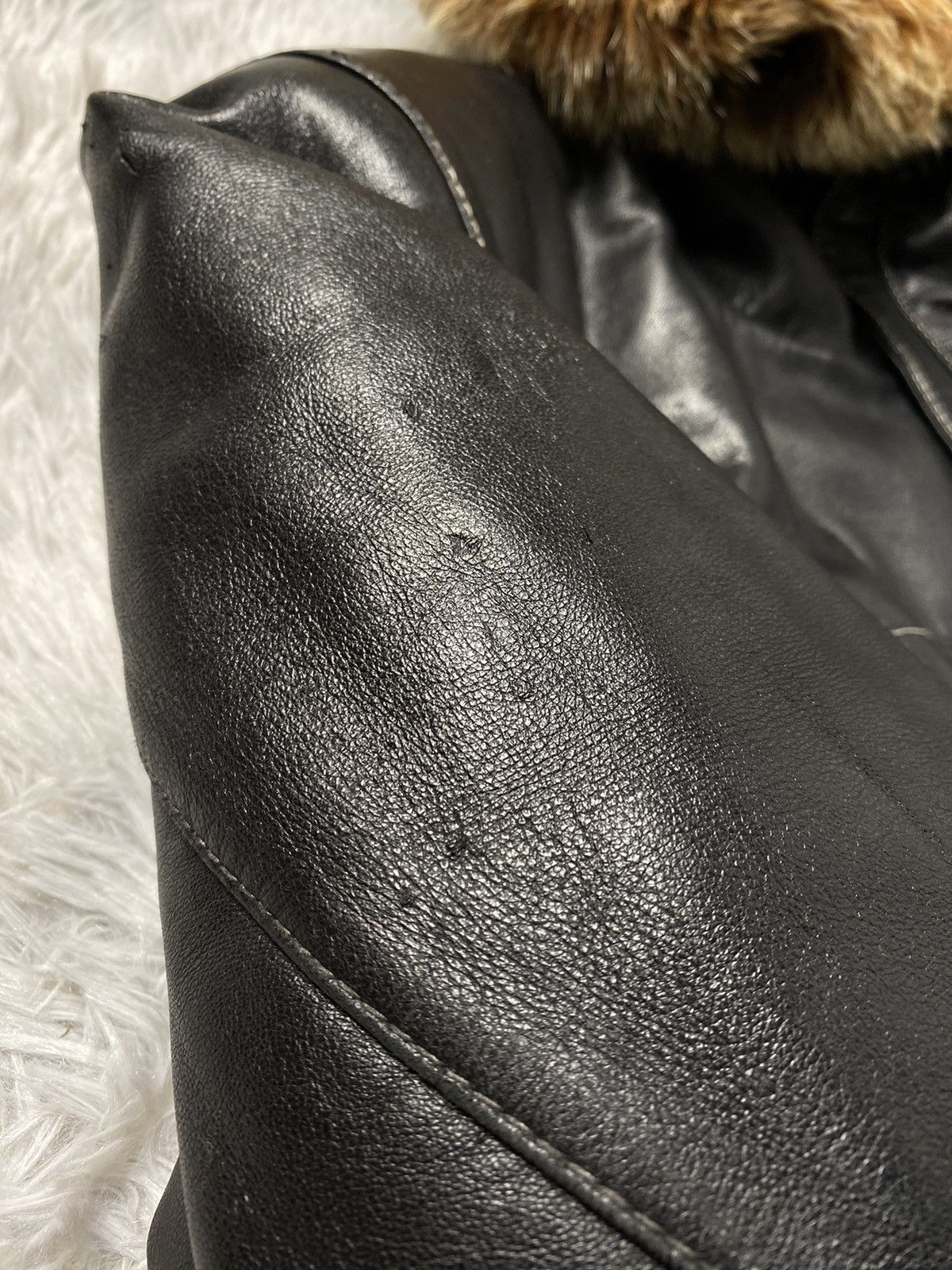 GF Ferre Gianfranco Ferre GF Ferre Leather Jacket with Genuine Fur Size L / US 10 / IT 46 - 7 Thumbnail
