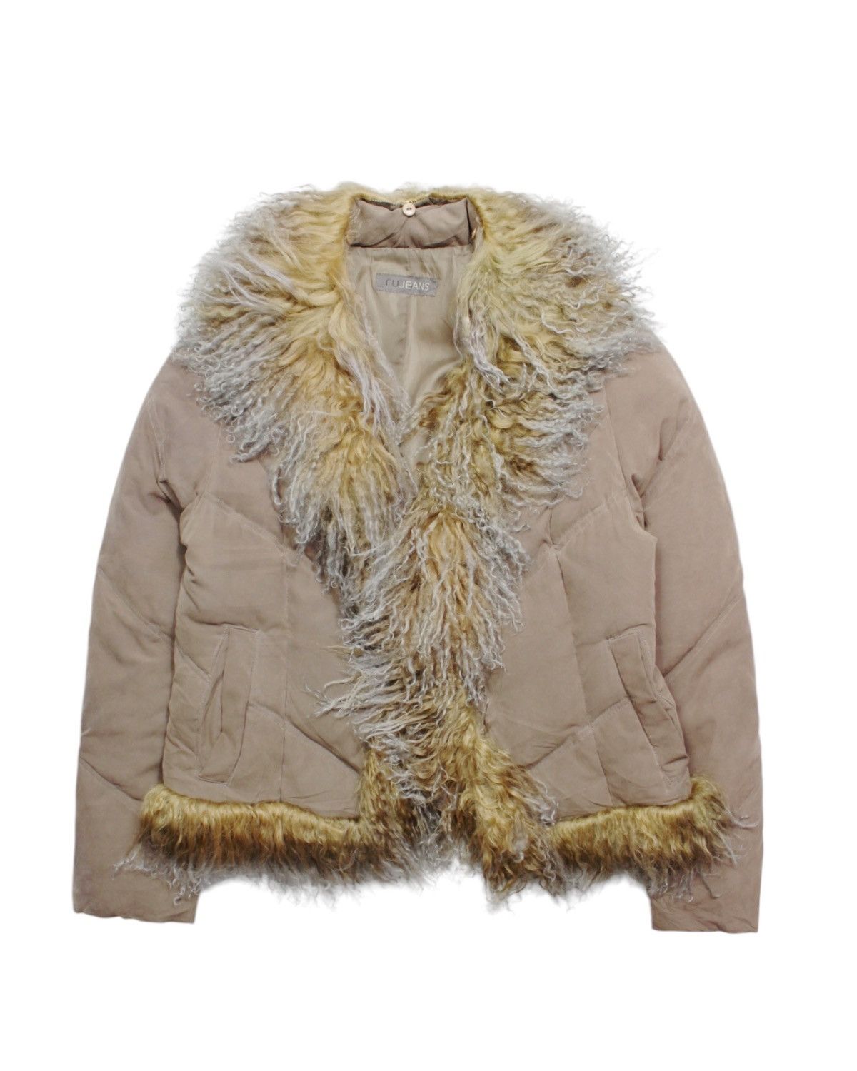 If Six Was Nine 2000S RUJEANS FUR DOWN JACKET Size M / US 6-8 / IT 42-44 - 1 Thumbnail