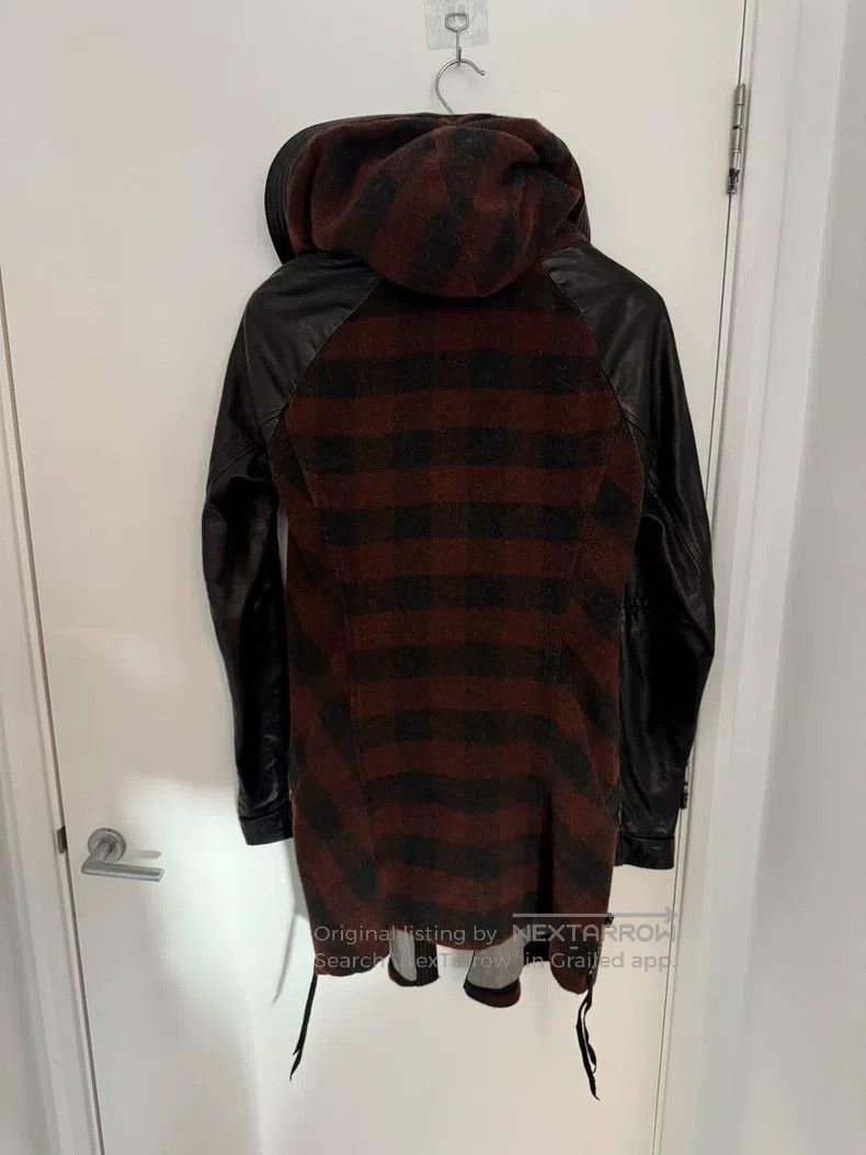 KMRii kmrii Faux Fur and Leather Patchwork Plaid Jacket Size US M / EU 48-50 / 2 - 3 Thumbnail