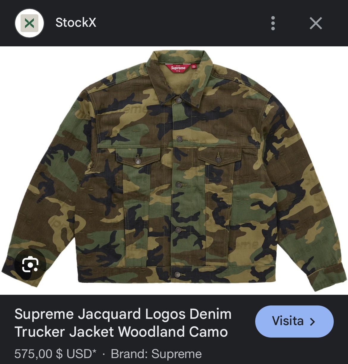 Supreme Supreme Archive Denim Jacket Jacquard Trucker Jacket | Grailed