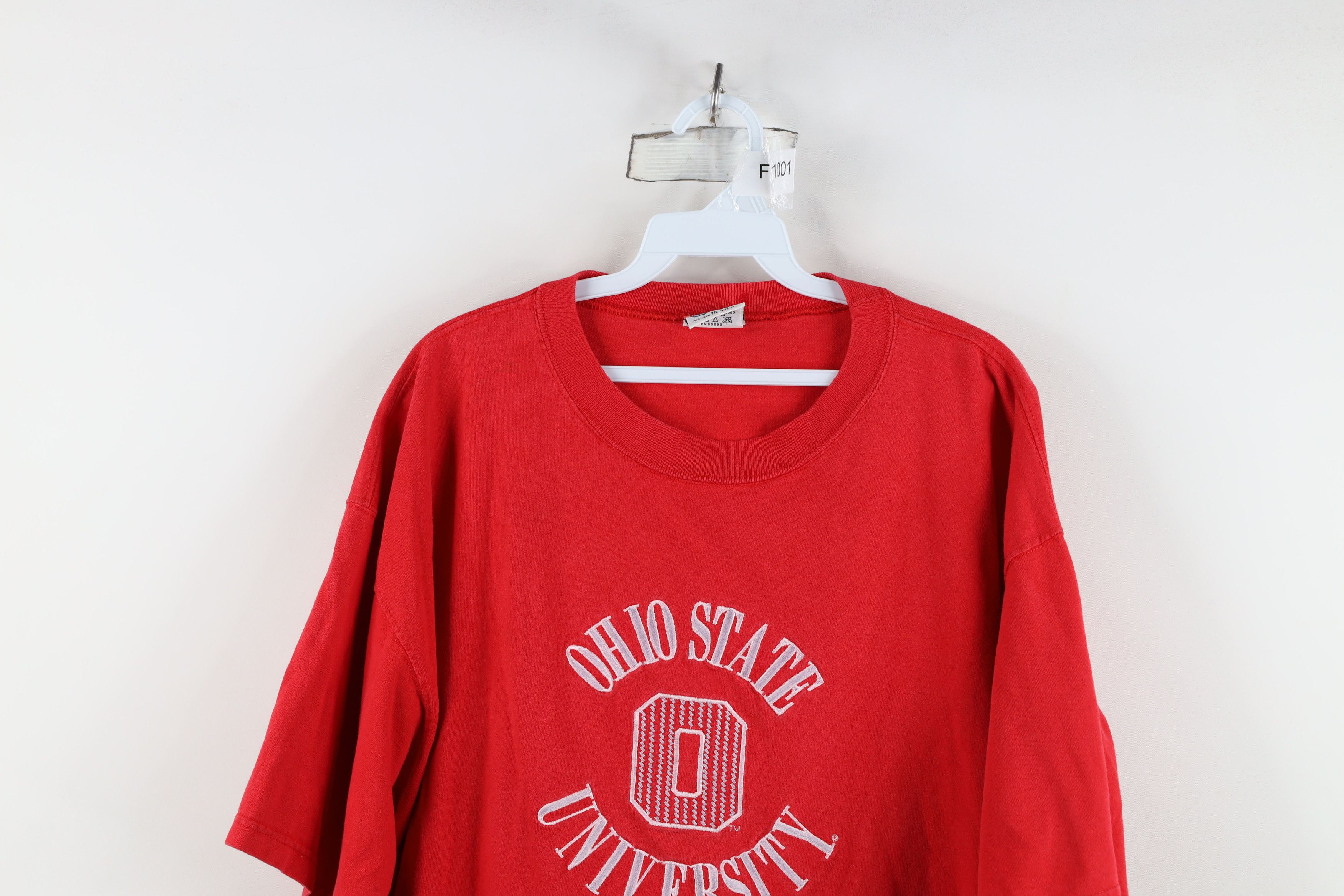 Vintage Vintage 90s Heavyweight Ohio State University T-Shirt USA Size US XL / EU 56 / 4 - 2 Thumbnail