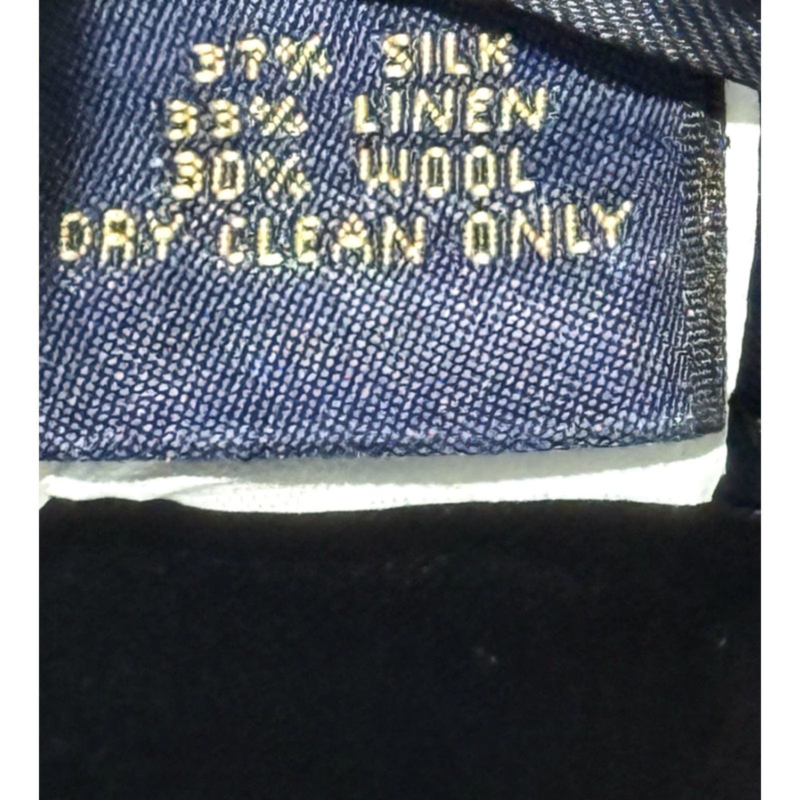 Brooks Brothers Brooks Brothers Blazer Men 43L Blue Wool Silk Linen Blend Made in Italy Jacket Single-Breasted Notch Lapel Two-Button Front Long Coat/Vintage No Size 46R - 2 Thumbnail