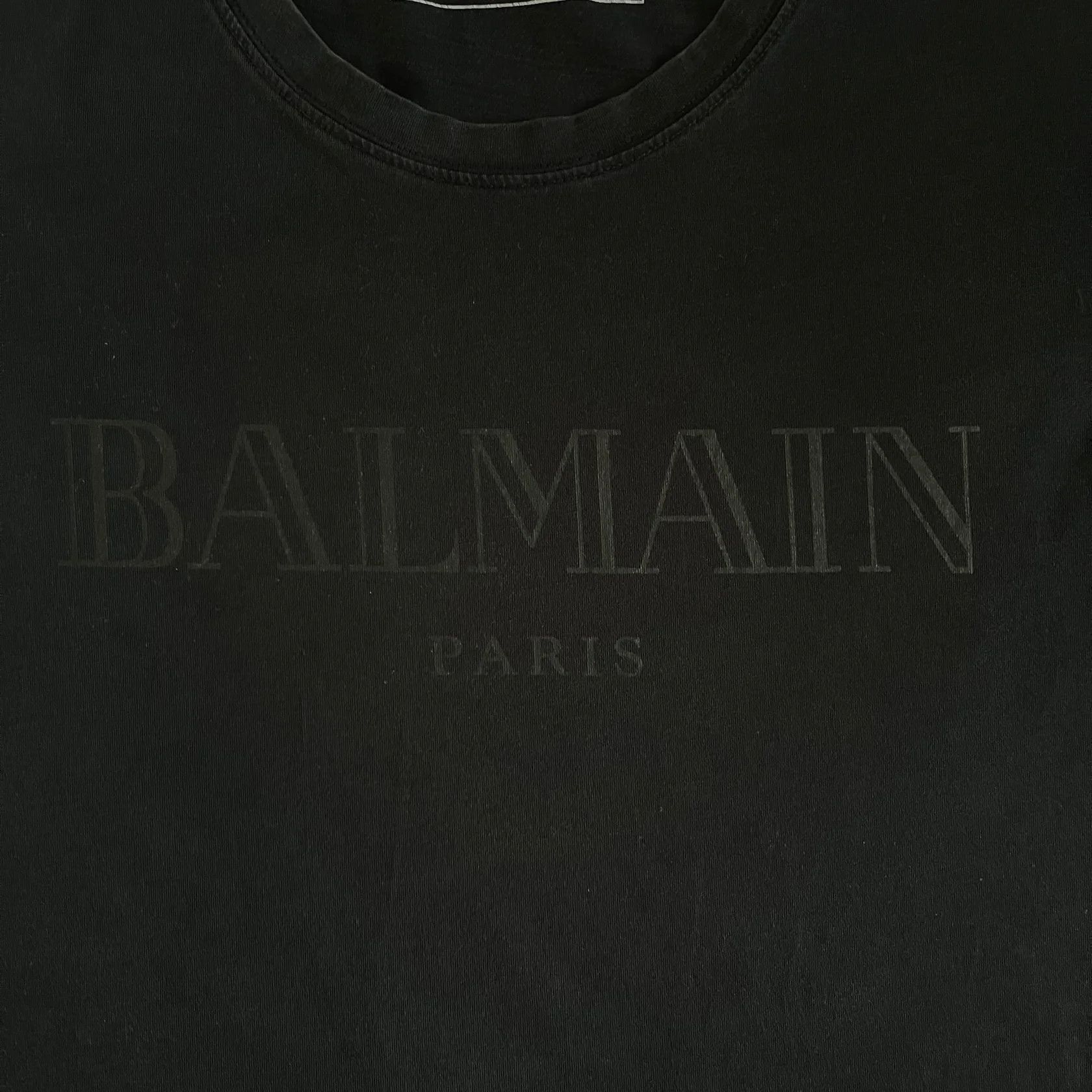 Balmain Balmain Front Logo Black Tee Size US L / EU 52-54 / 3 - 2 Thumbnail