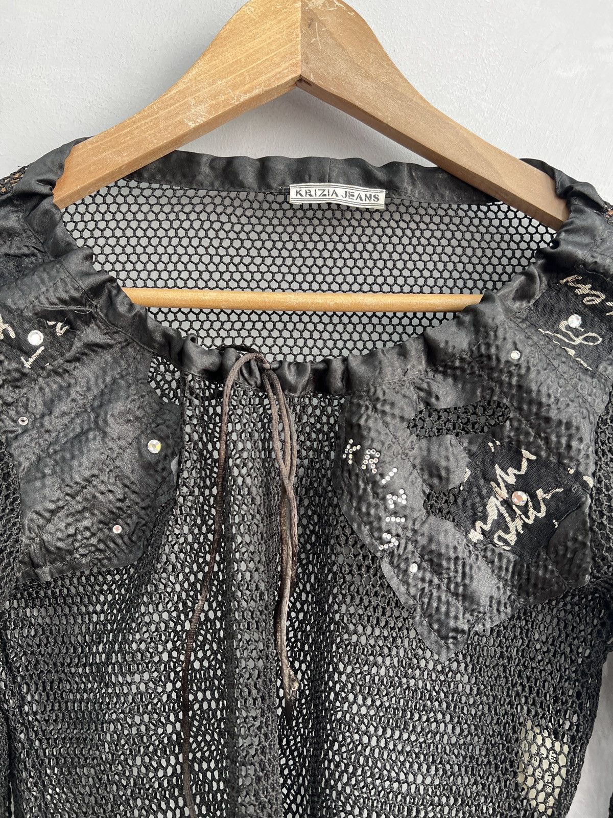Hysteric Glamour Vintage SAVE THE QUEEN mesh top t shirt avant garde style Size L / US 10 / IT 46 - 7 Thumbnail