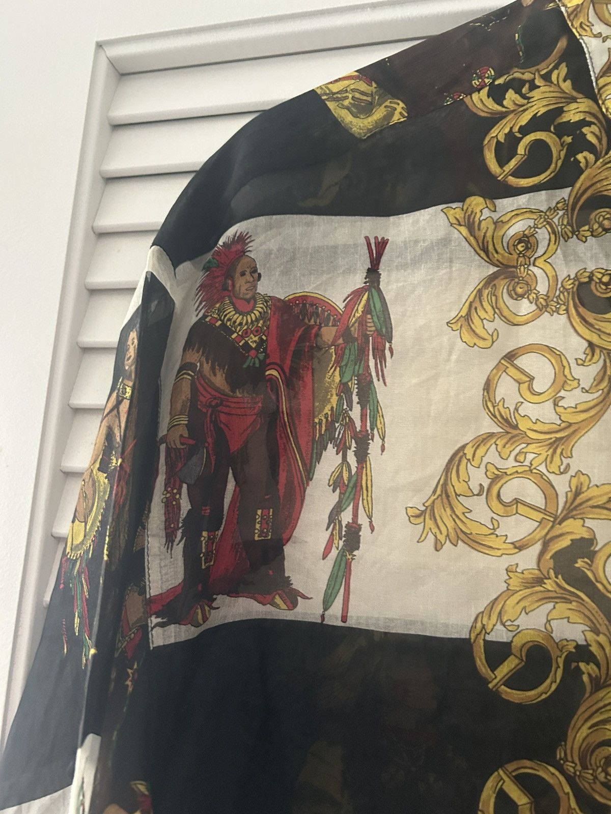 Versace 1980s gianni versace sheet shirt Size US S / EU 44-46 / 1 - 7 Thumbnail