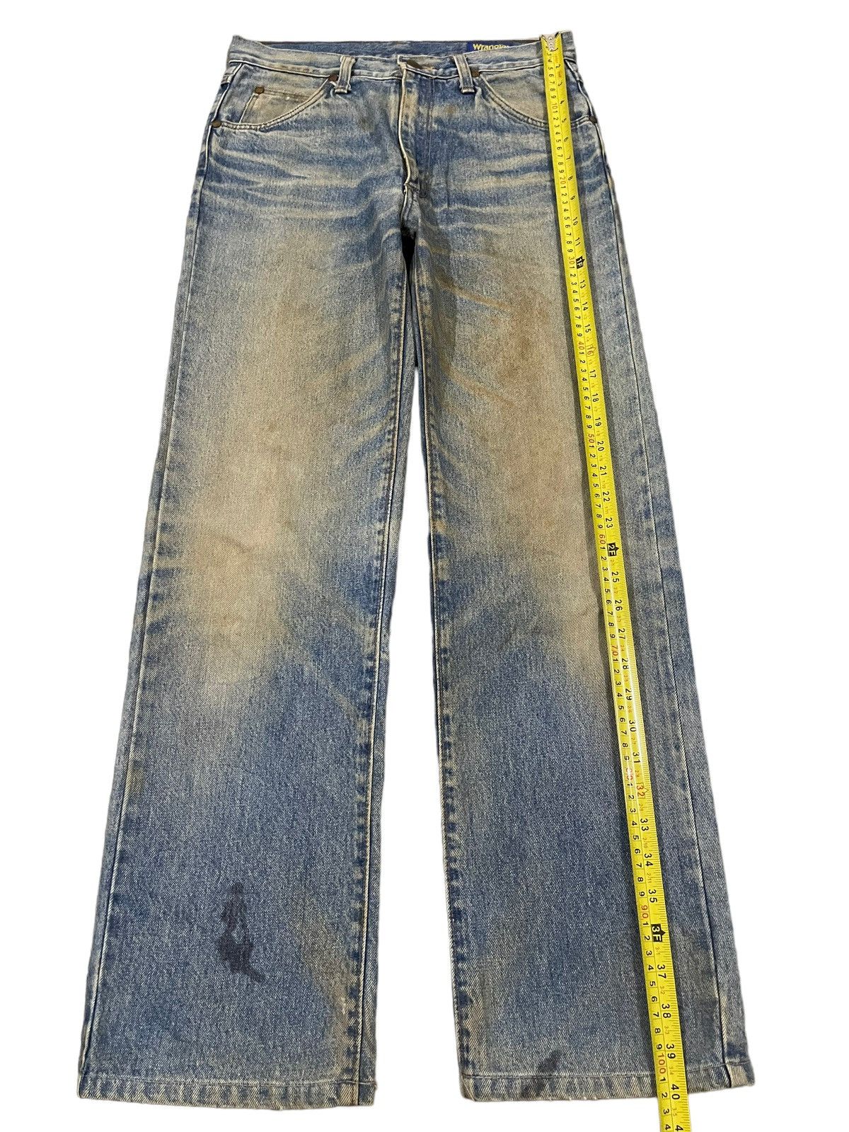 Wrangler Vintage 90s Wrangler Classic Mud Wash Style Loose Jeans Size US 30 / EU 46 - 12 Thumbnail