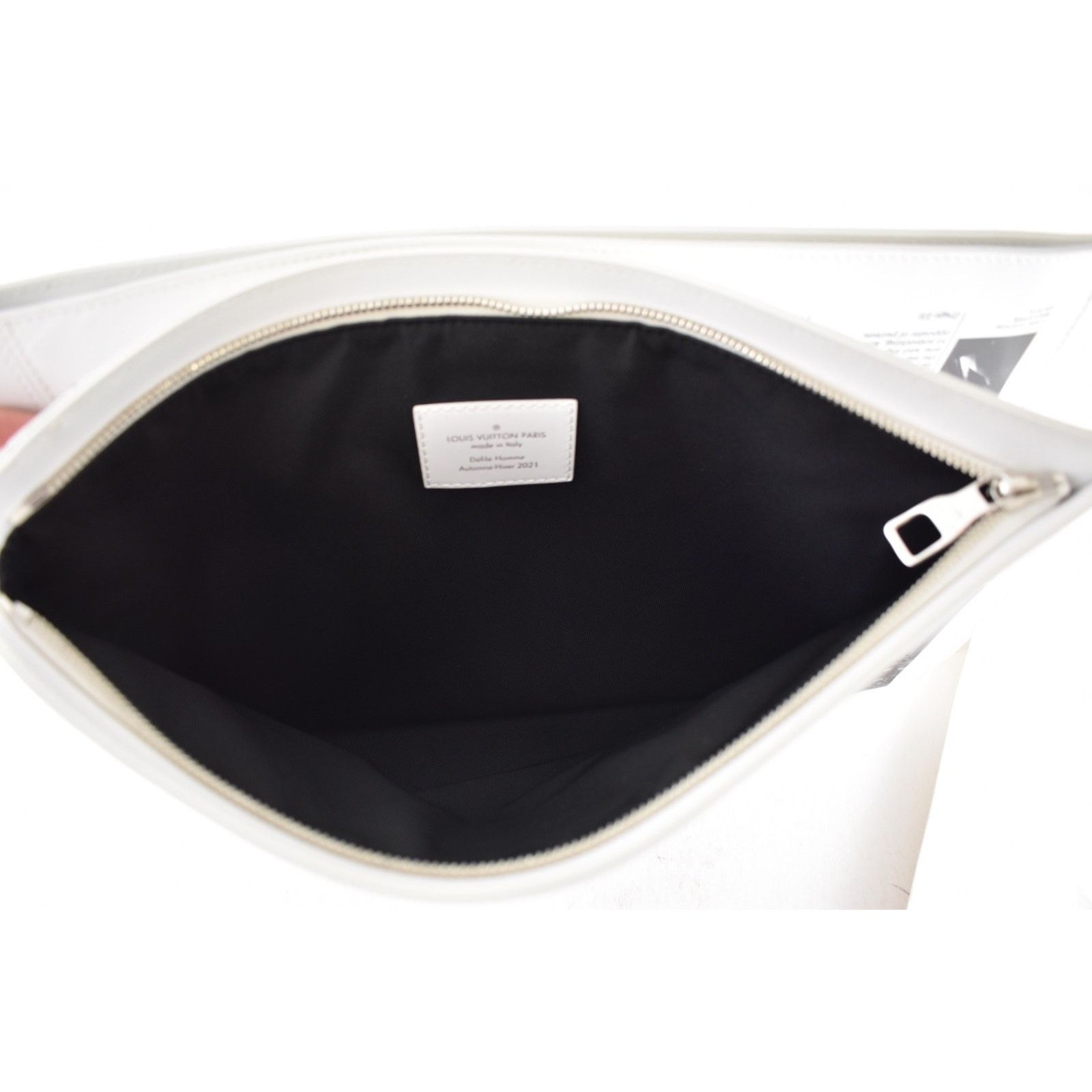 Louis Vuitton Newspaper Pouch Leather Tourist Purist Virgil Clutch Bag Size ONE SIZE - 17 Thumbnail