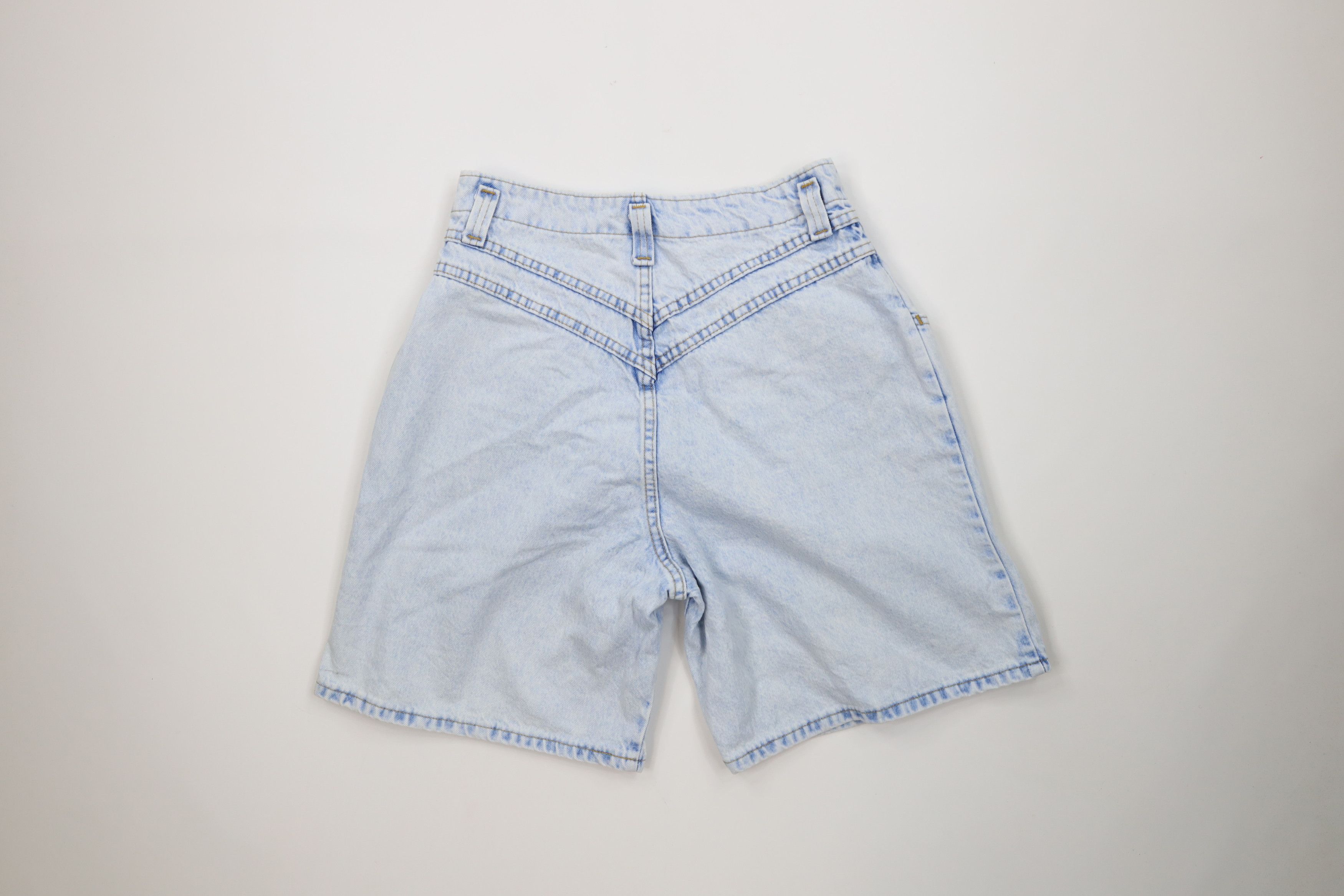 Lee Vintage 80s 90s Lee Wash High Waisted Denim Shorts Blue USA Size 32" / US 10 / IT 46 - 11 Thumbnail