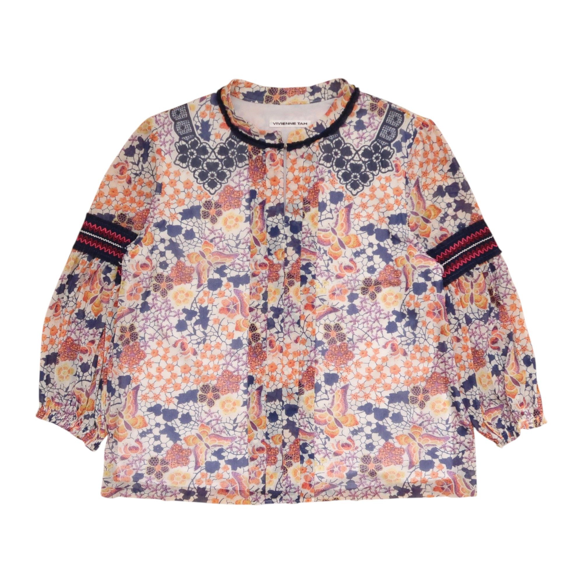 Vivienne Tam S/S 97 Silk Buddha Top | Grailed
