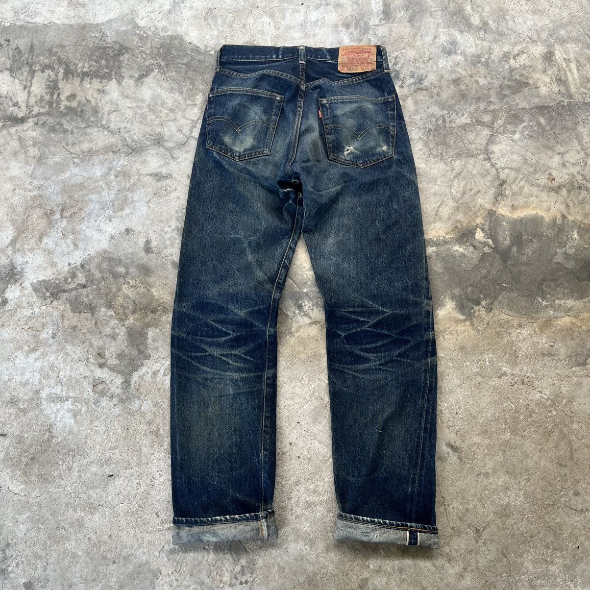 Vintage 1950s Levi’s 501xx lvc made in USA button 555 🇺🇸 Size US 29 - 1 Thumbnail