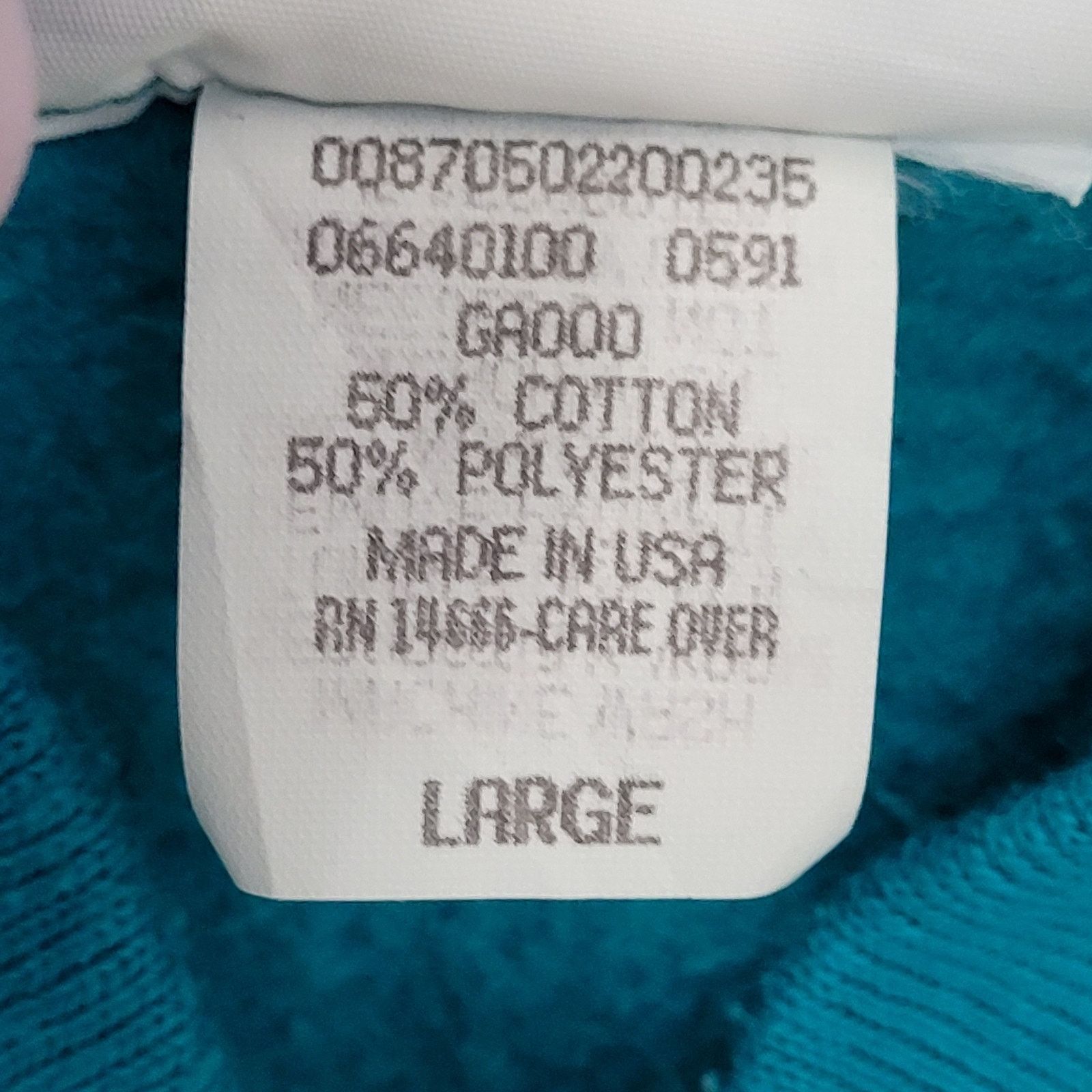 Lee Vintage 90s MOD LEE Sweatshirt Women Large 20x26 Blue Henley Size L / US 10 / IT 46 - 6 Thumbnail
