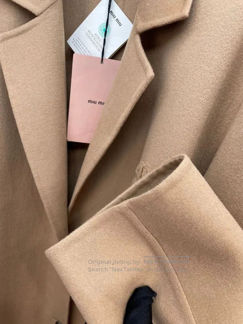 Miu Miu Miu Miu Wool Cashmere Overcoat Autumn Winter. Size US M / EU 48-50 / 2 - 4 Thumbnail