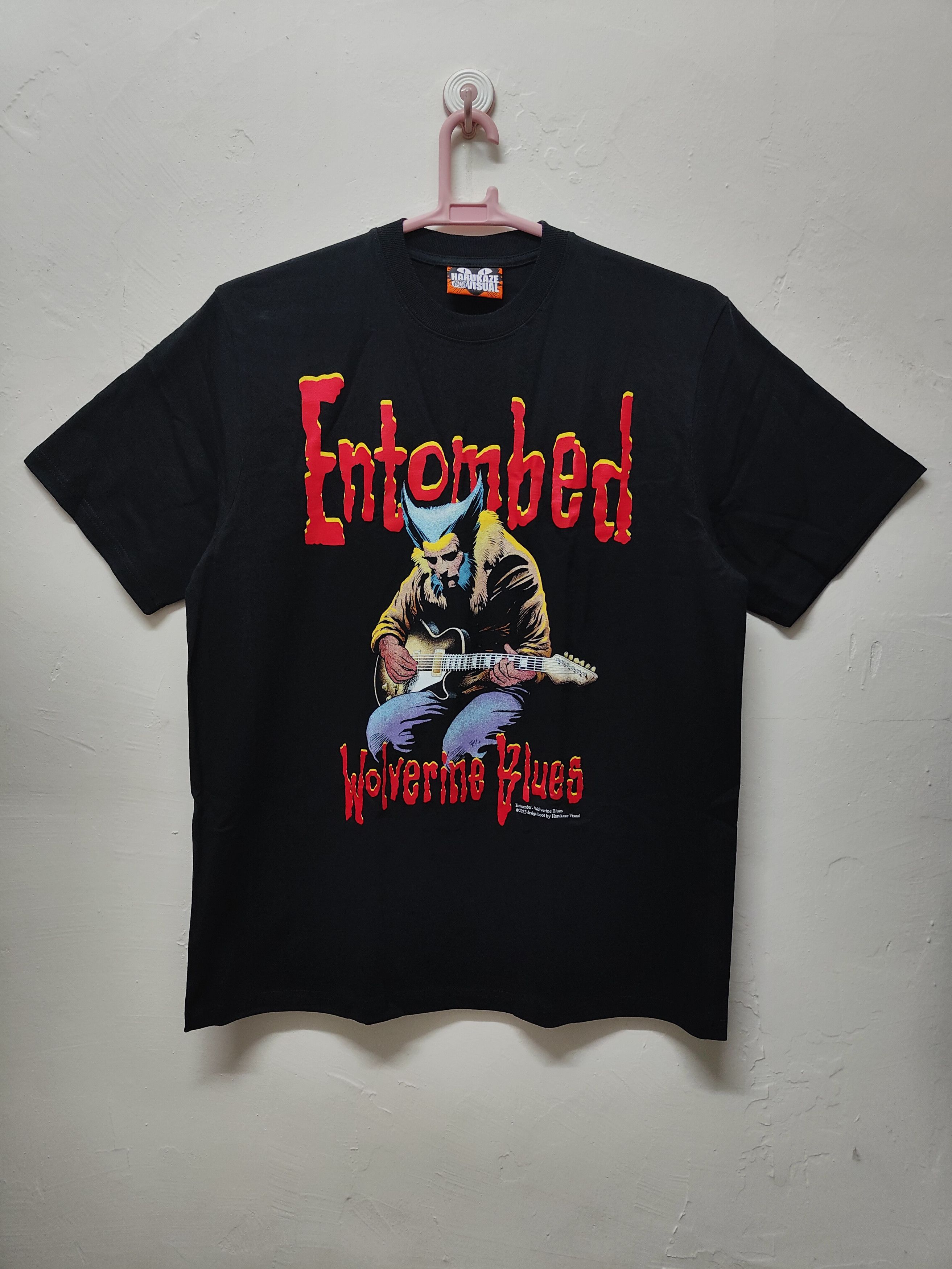 image of Band Tees x Rock T Shirt Entombed "wolverine Blues" T-Shirt in Black, Men's (Size XL)