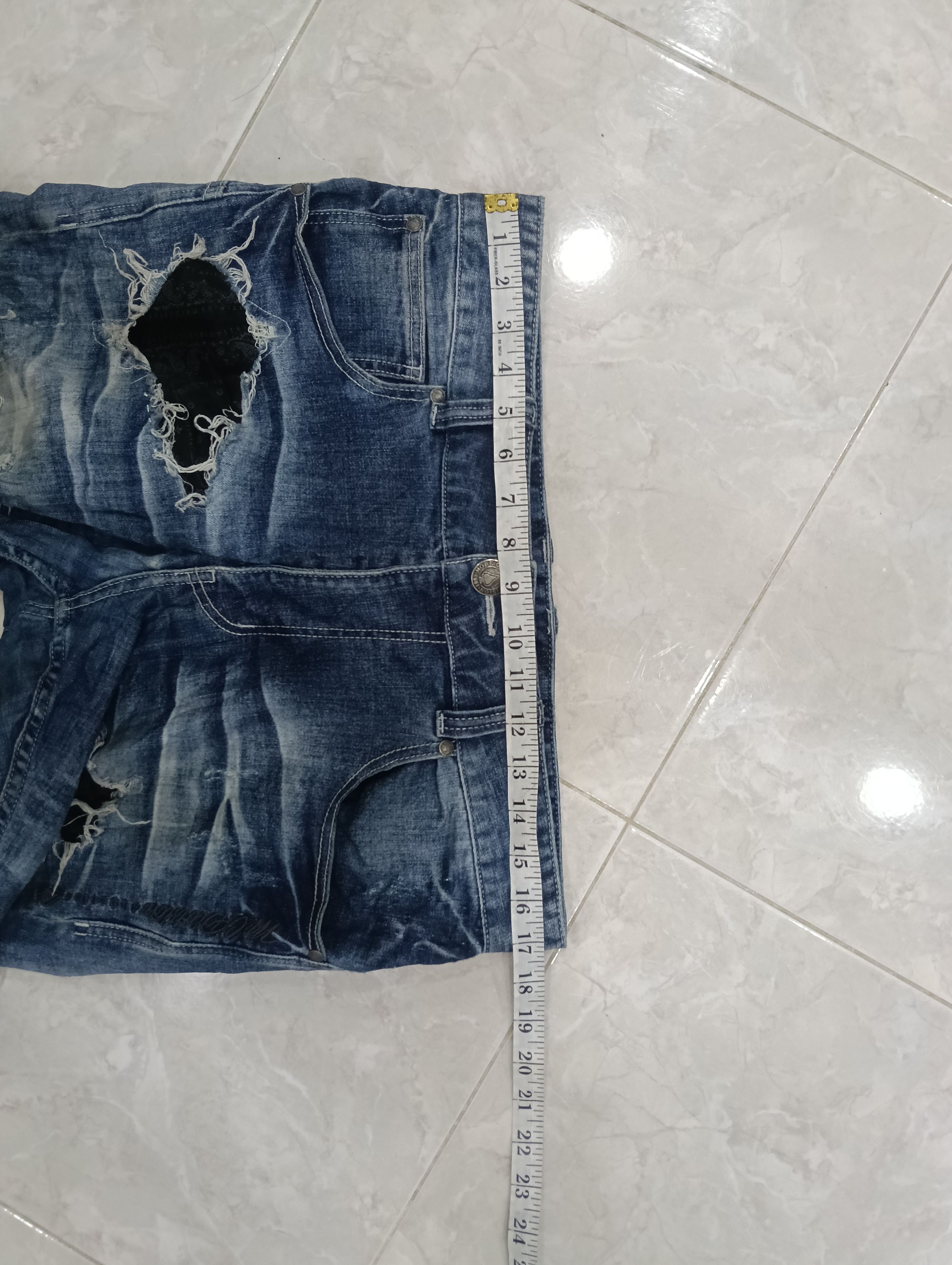 Japanese Brand More Core Division Distressed Style Size US 34 / EU 50 - 16 Thumbnail
