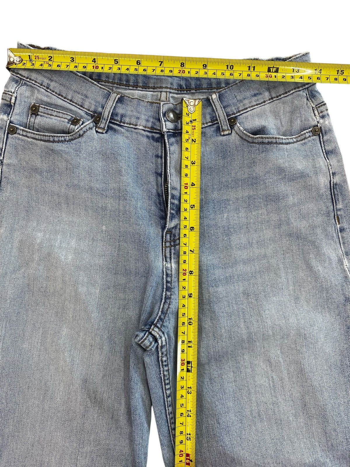 Japanese Brand Japanese Brand Light Faded Wash Style Flare Jeans Size US 28 / EU 44 - 8 Thumbnail