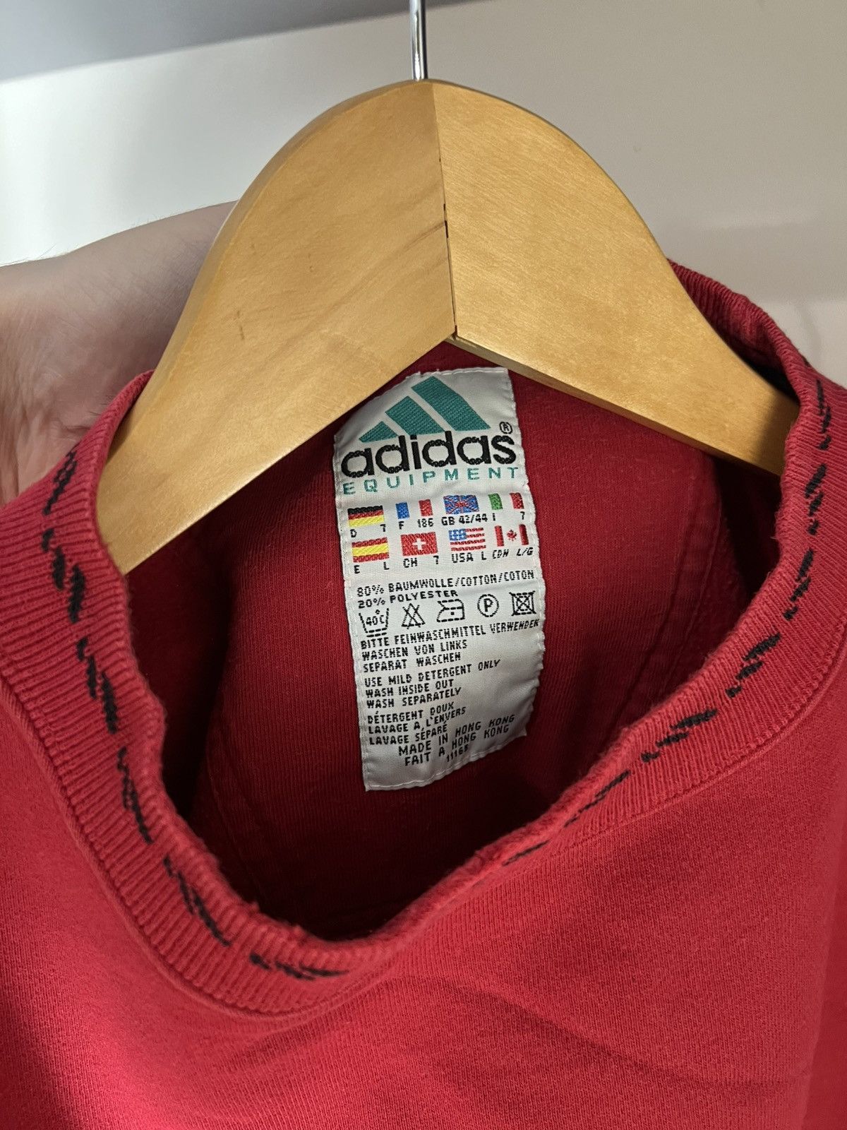 Adidas VINTAGE ADIDAS ORIGINAL EQUIPMENT RETRO SWEATSHIRT Y2K 90s Size US L / EU 52-54 / 3 - 13 Thumbnail
