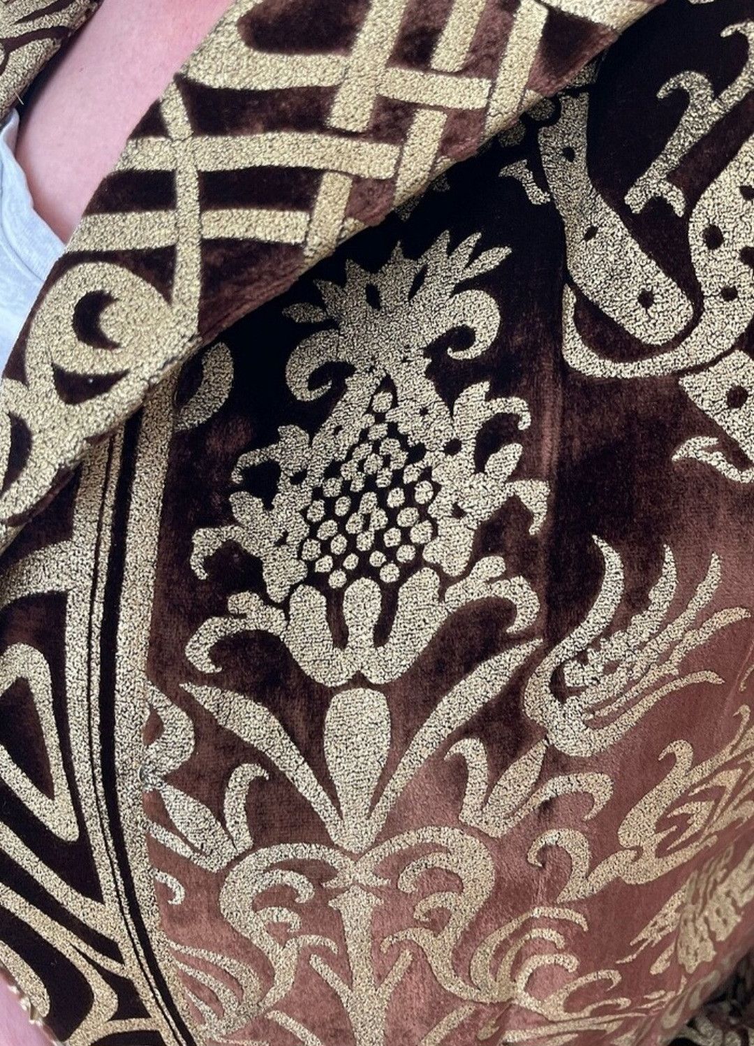 Roberto Cavalli ARCHIVE Roberto Cavalli FW06 Baroque Velvet Leopard Coat M Size M / US 6-8 / IT 42-44 - 10 Thumbnail