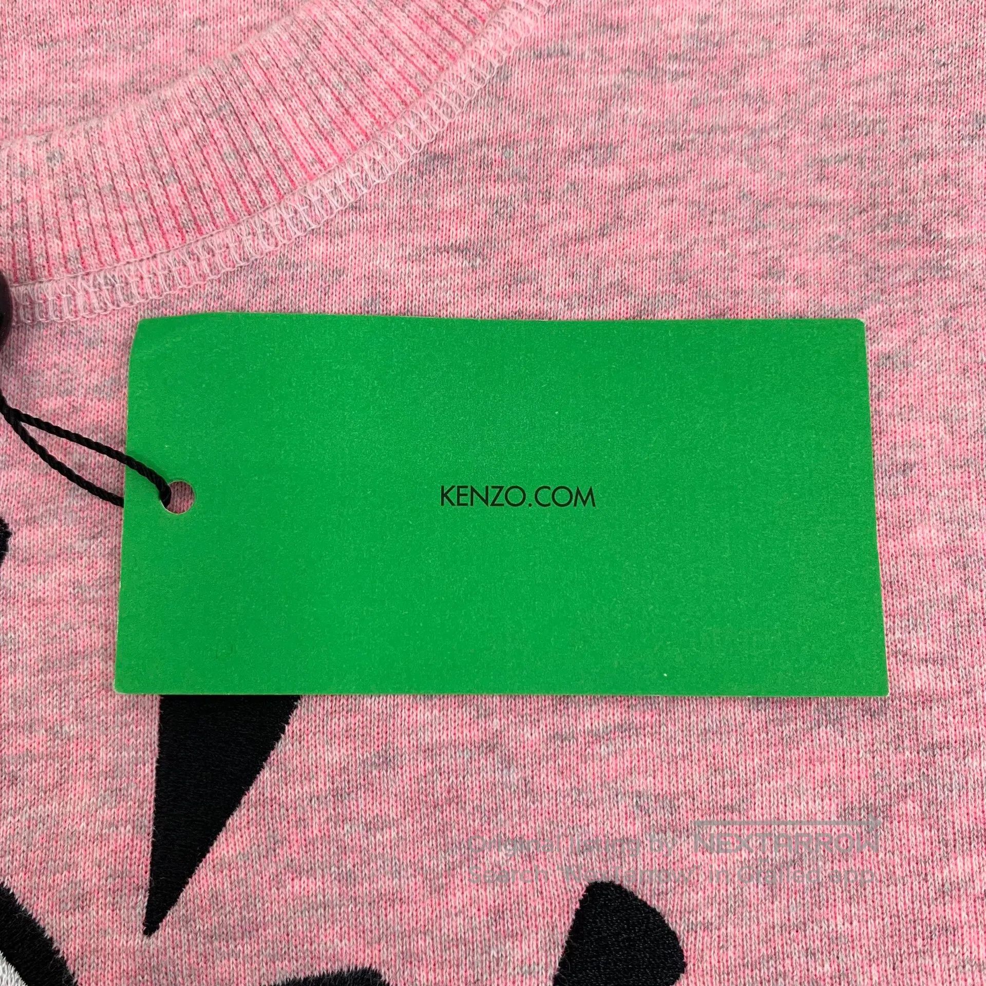 Kenzo Kenzo Pink logo eye embroidery round neck long sleeve swea Size US S / EU 44-46 / 1 - 6 Thumbnail