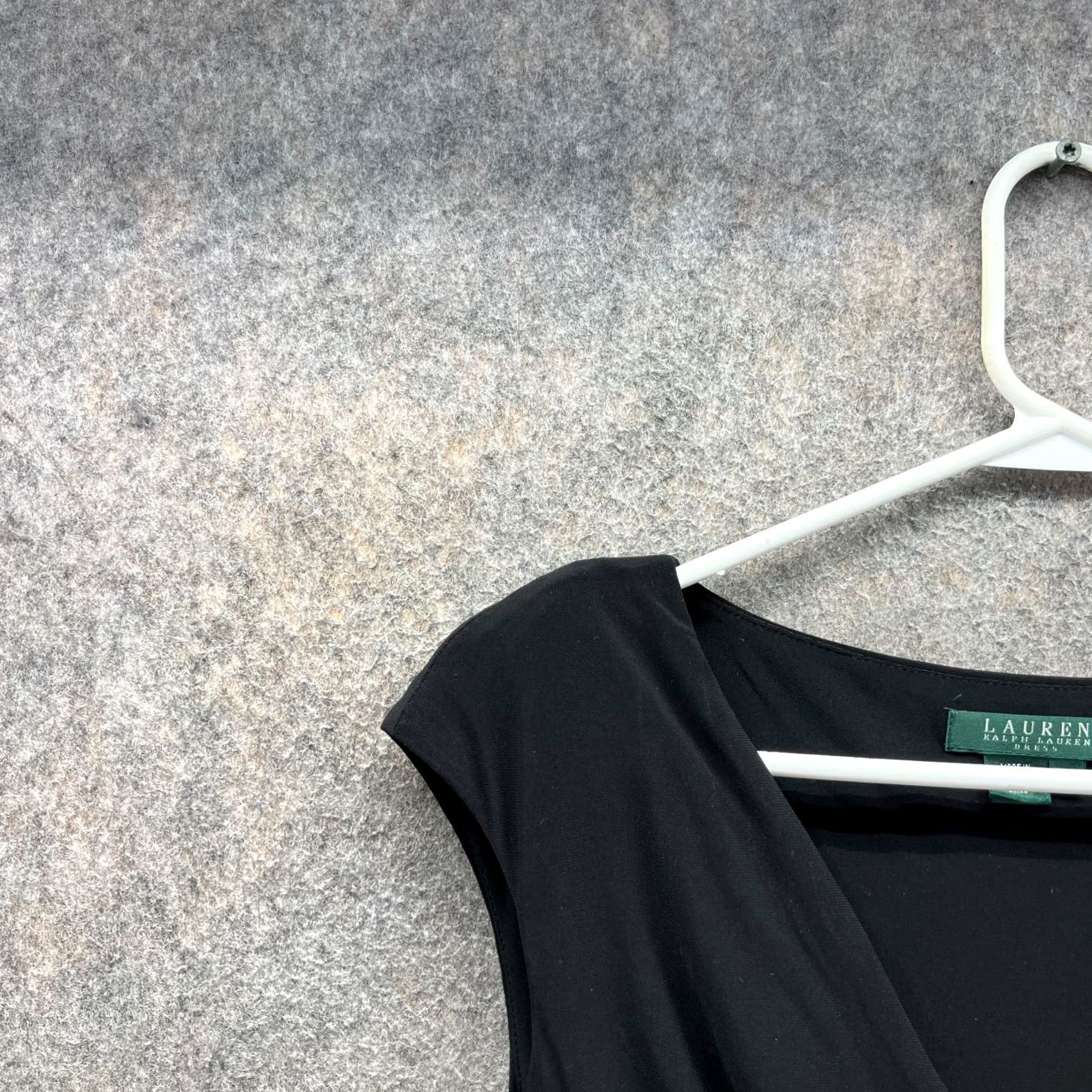 Ralph Lauren VINTAGE? No - Lauren Ralph Lauren Dress Women 4 Ladies Black Sleeveless Polyester A line Size S / US 4 / IT 40 - 4 Thumbnail