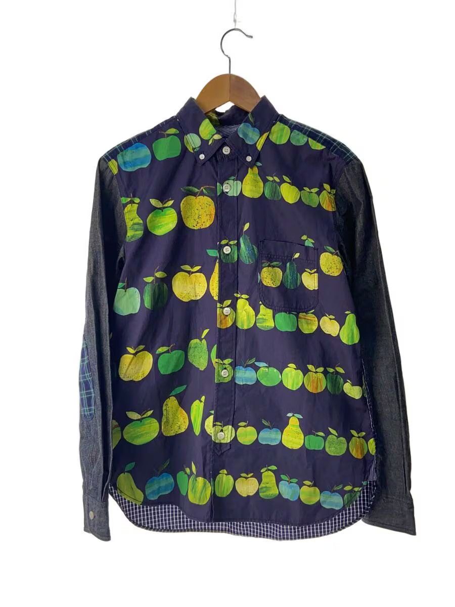 Junya Watanabe Apple Pear Motif Long Sleeve Shirt Size US S / EU 44-46 / 1 - 1 Thumbnail